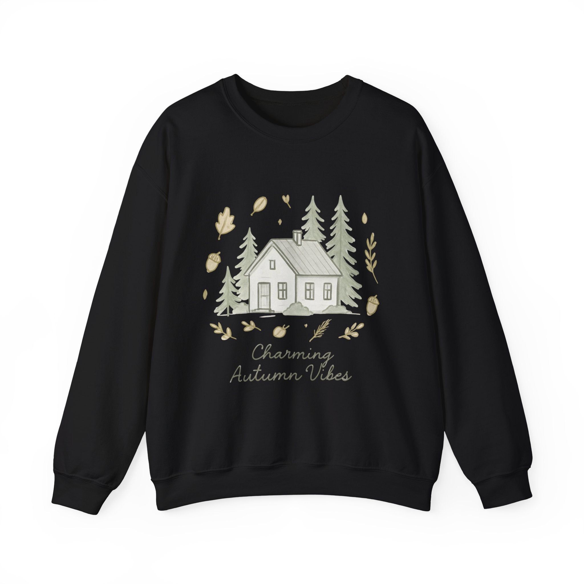 Autumn Cabin Vibes Sweatshirt - Forest Scene, 5 colours