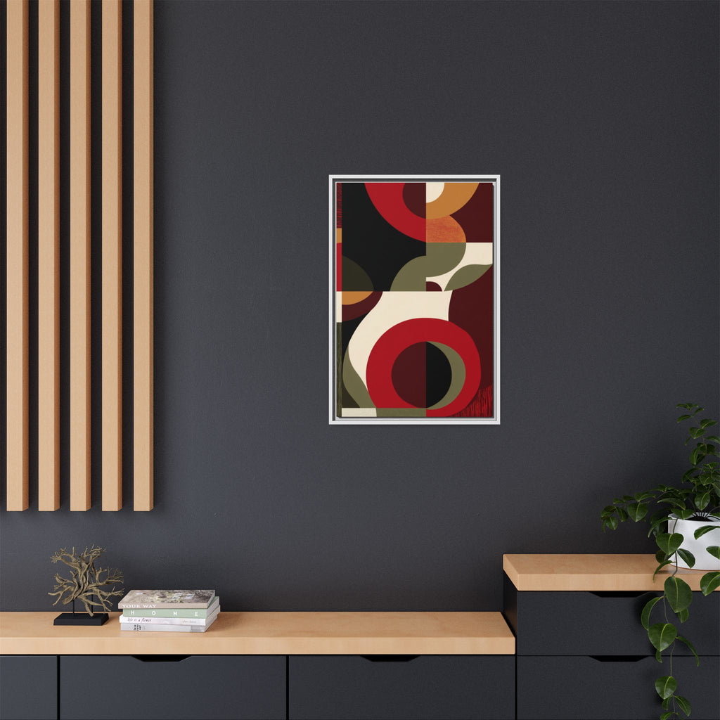 Geometric Intersections: Mid-Century Modern Design, Abstract Architectural Composition, Rhythmic Curved Forms   |   Custom Orders Accepted