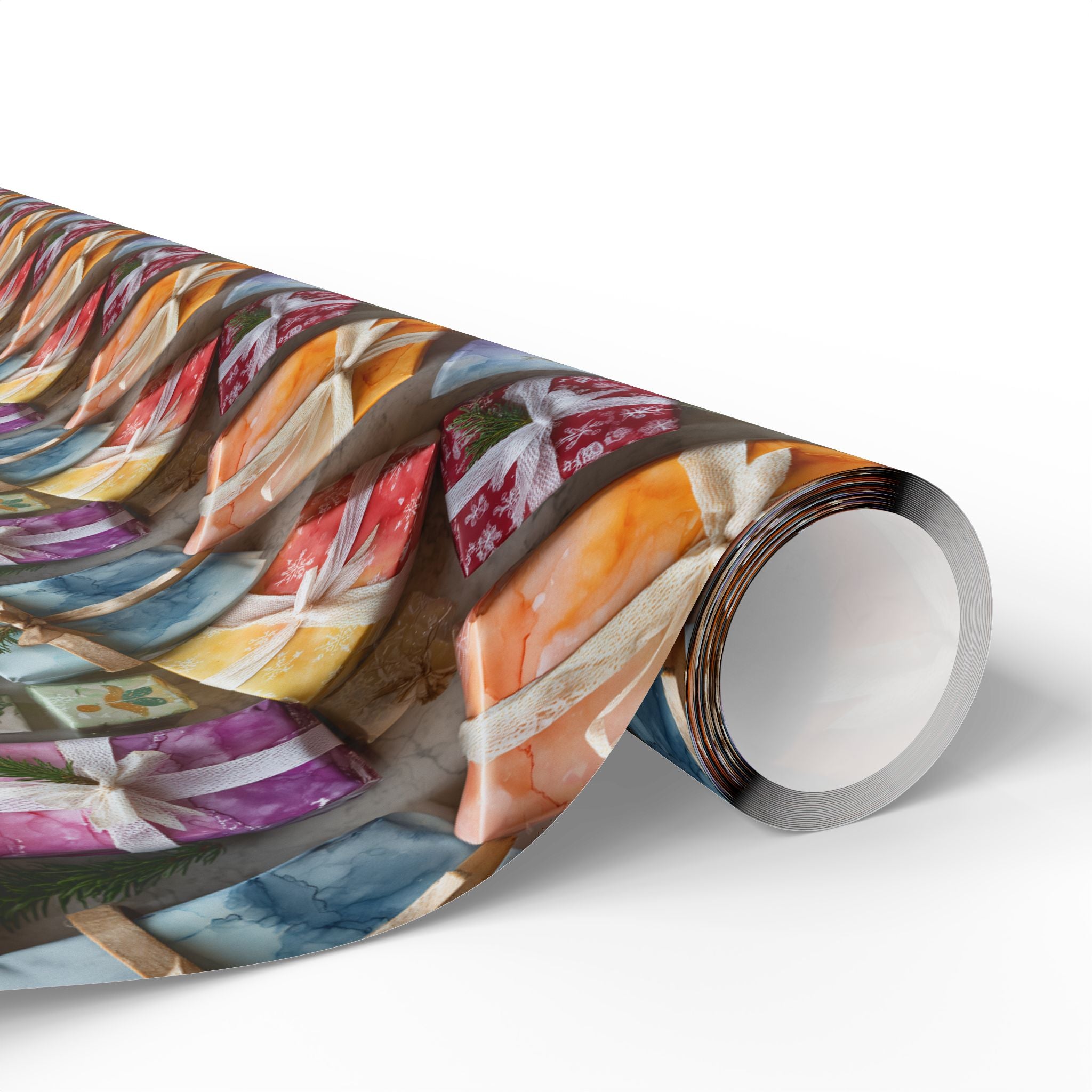 Wrapping Paper — Colorful Quilt Patch Pattern Gift Wrap (Holiday, Birthday, Craft Lovers)