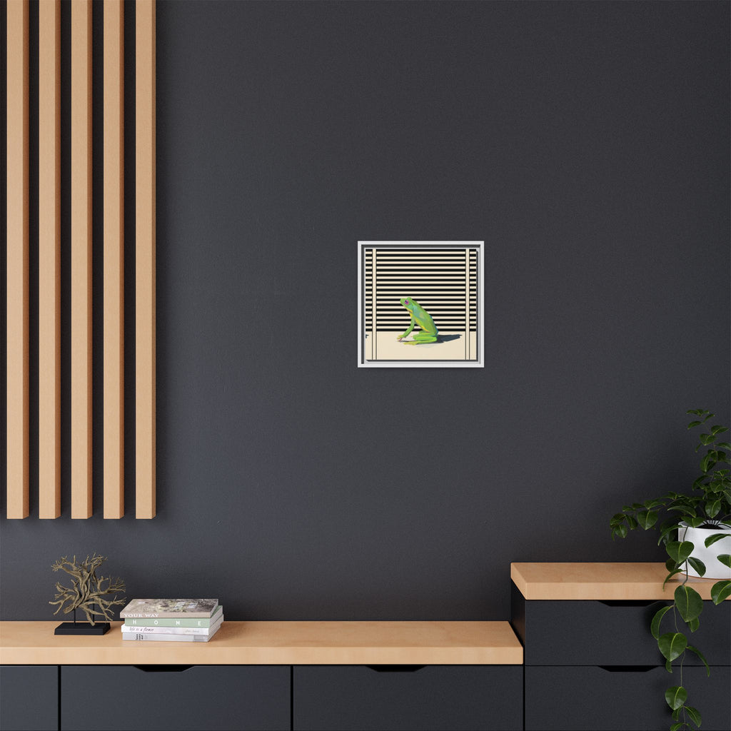 Geometric Frog Persona: Modern Wildlife Illustration, Vibrant Graphic Design   |  Personalized & Custom Orders Available