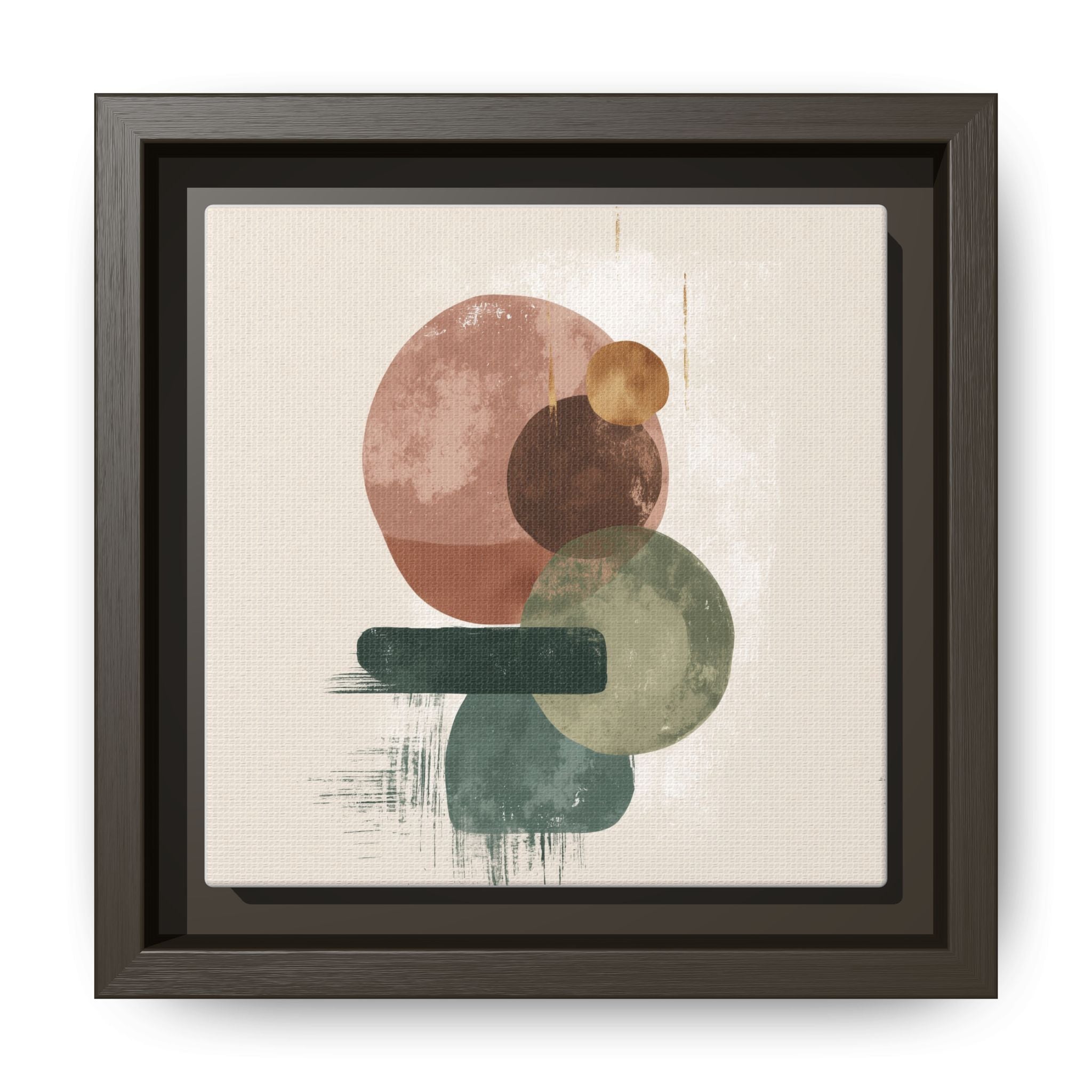 Organic Intersections: Watercolor Abstraction, Earth Tone Composition, Modern Minimalist Art   |   Custom Orders Accepted