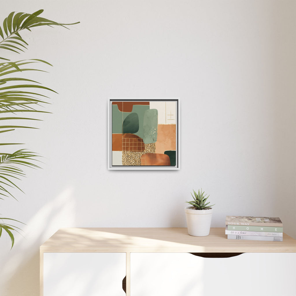 Geometric Harmony: Abstract Minimalist Art, Mid-Century Modern Design, Organic Shapes Composition   |   Custom Orders Accepted
