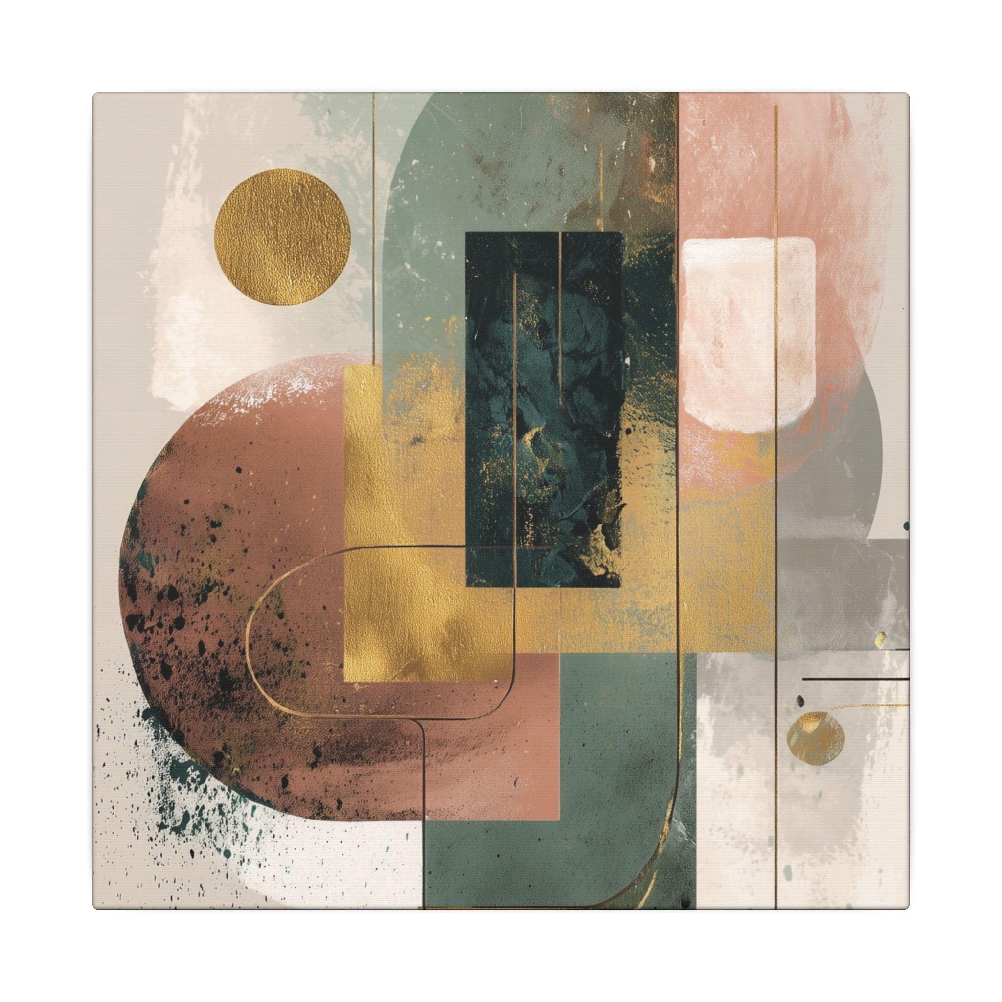 Geometric Harmony: Abstract Composition, Modernist Minimalism, Ethereal Design Layers   |   Custom Orders Accepted