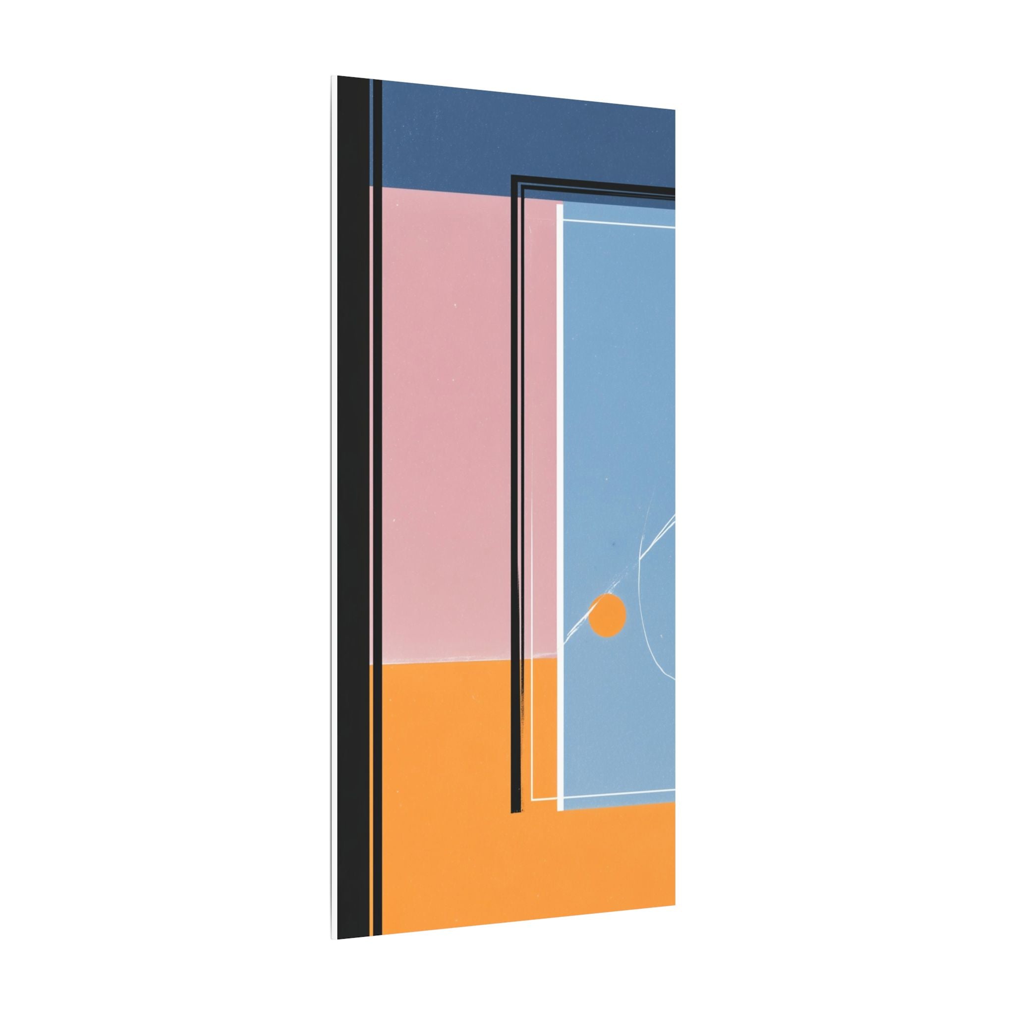 Geometric Harmony: Abstract Minimalist Composition, Modernist Color Fields, Constructivist Design Principles   |   Custom Orders Accepted