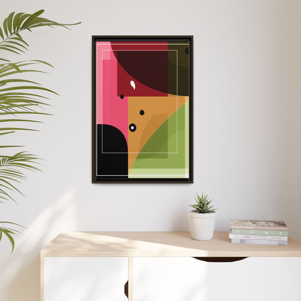 Geometric Convergence: Abstract Modernist Composition, Constructivist Color Blocking, Layered Geometric Design   |   Custom Orders Accepted