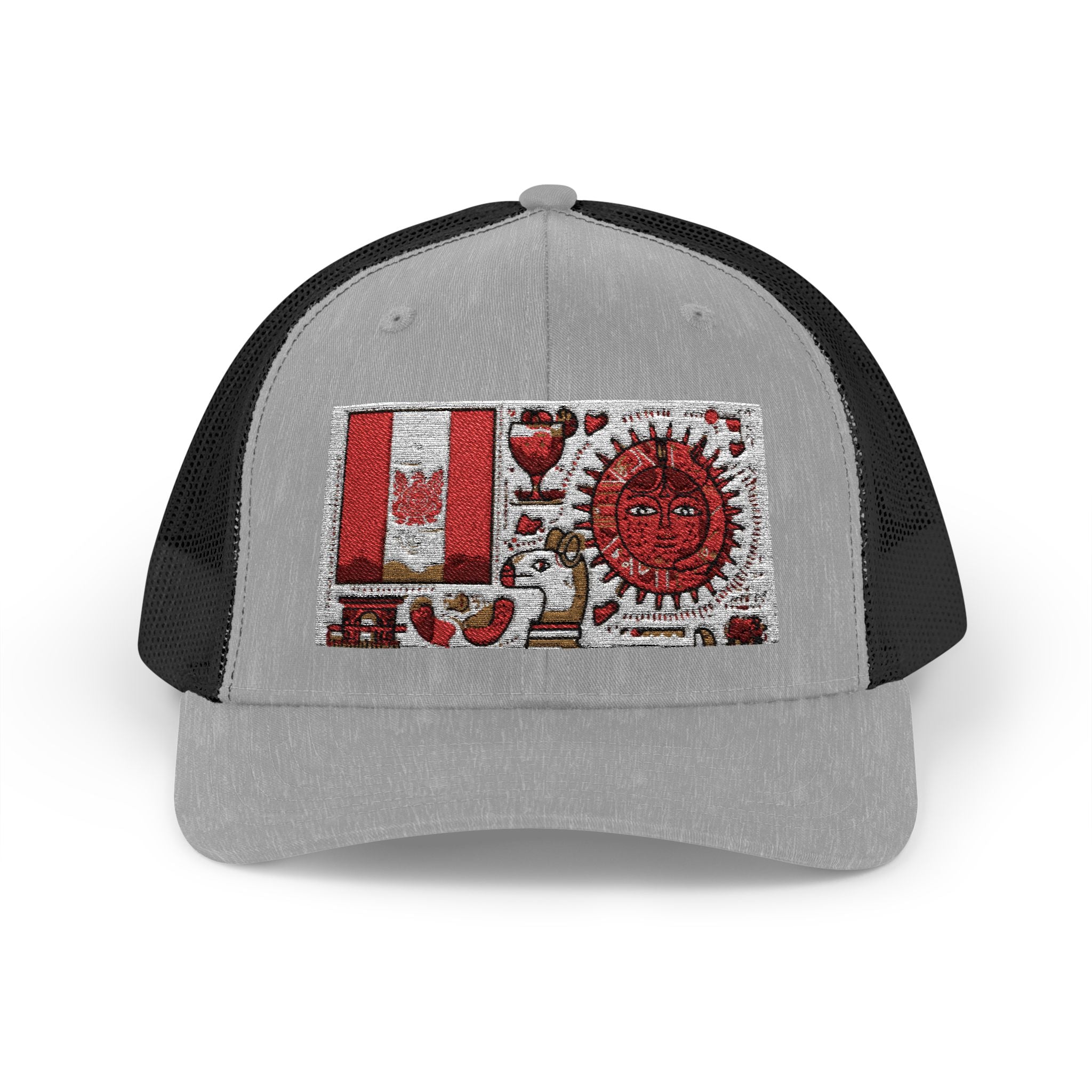 Peruvian Flag Snapback Trucker Cap, Patriotic Cap, Unique Gift for Him, Travel Accessory, Outdoor Summer Hat, Sports Headwear, Peru