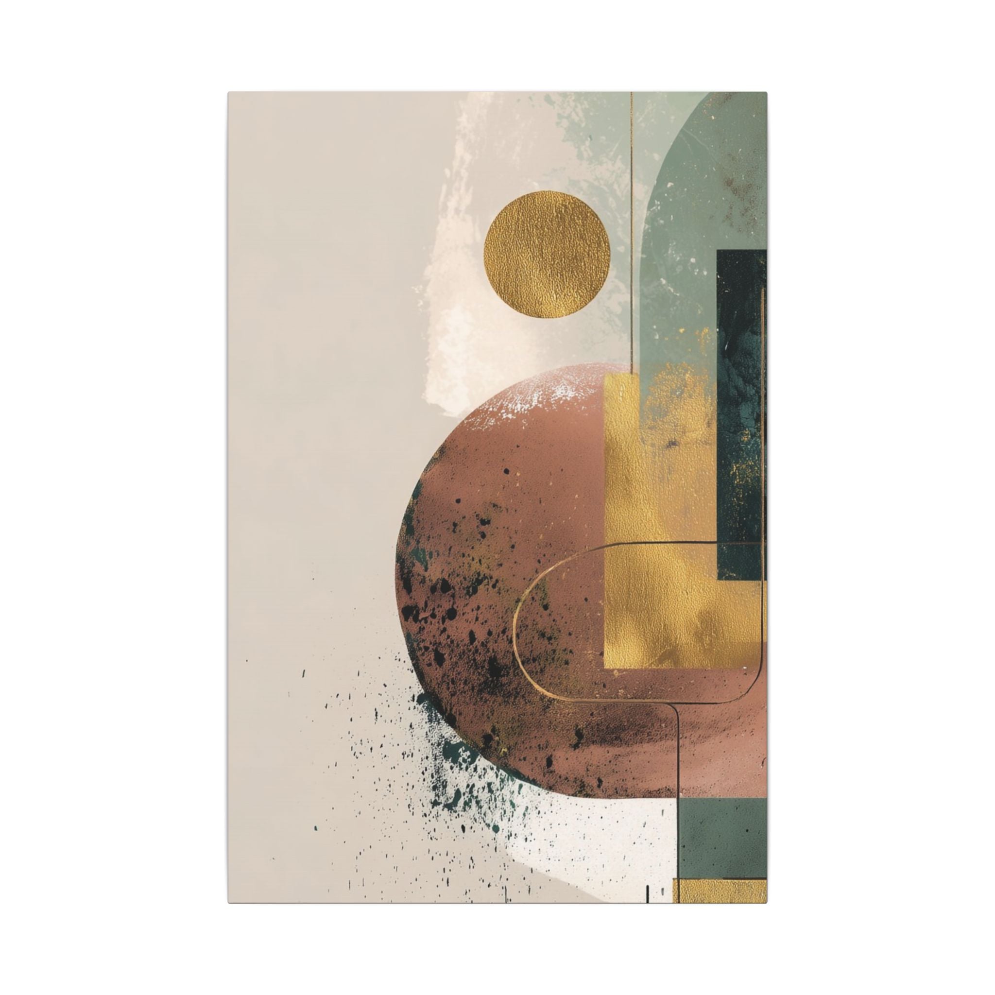 Geometric Harmony: Abstract Composition, Modernist Minimalism, Ethereal Design Layers   |   Custom Orders Accepted