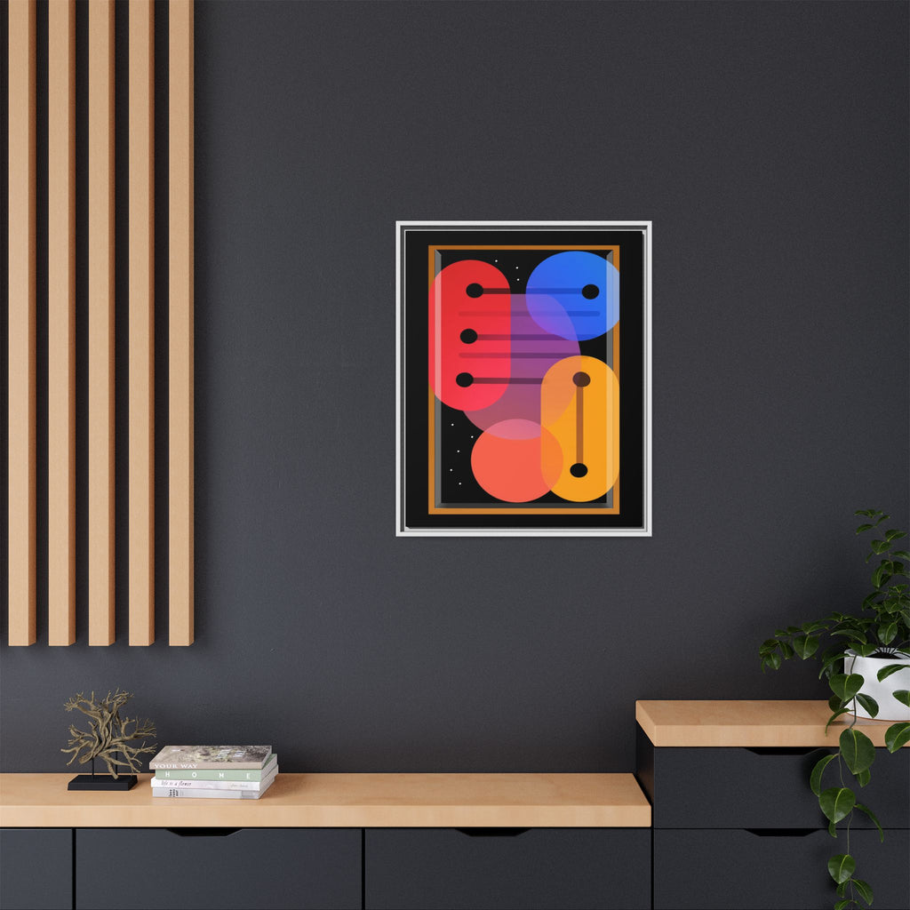 Celestial Geometry: Organic Shapes in Motion, Digital Abstract Composition, Vibrant Color Intersections   |   Custom Orders Accepted