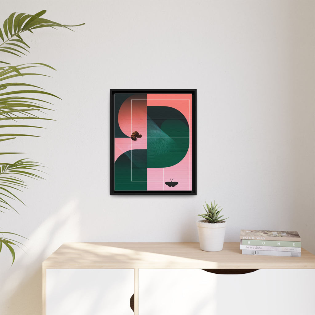 Metamorphosis in Geometric Harmony: Nature's Transformation, Abstract Design Exploration   |    Custom Orders Available