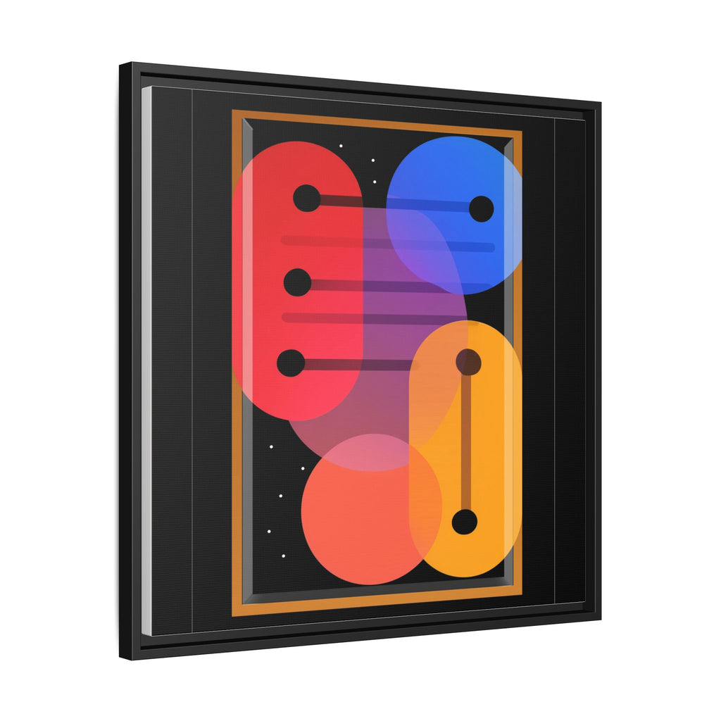 Celestial Geometry: Organic Shapes in Motion, Digital Abstract Composition, Vibrant Color Intersections   |   Custom Orders Accepted