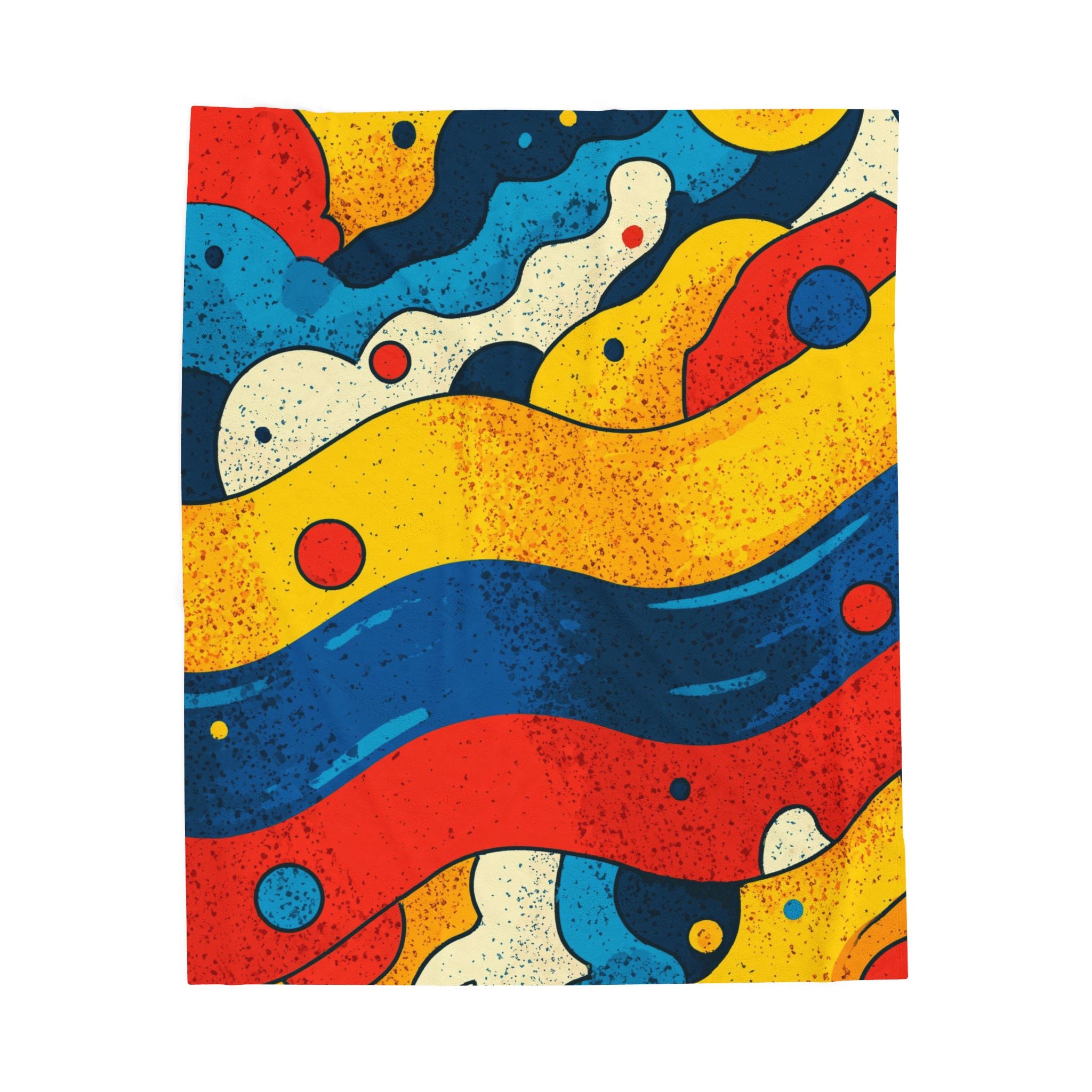 Fluid Chromatics: Mid-Century Modern Abstract, Dynamic Color Landscape   |    Custom Orders Available