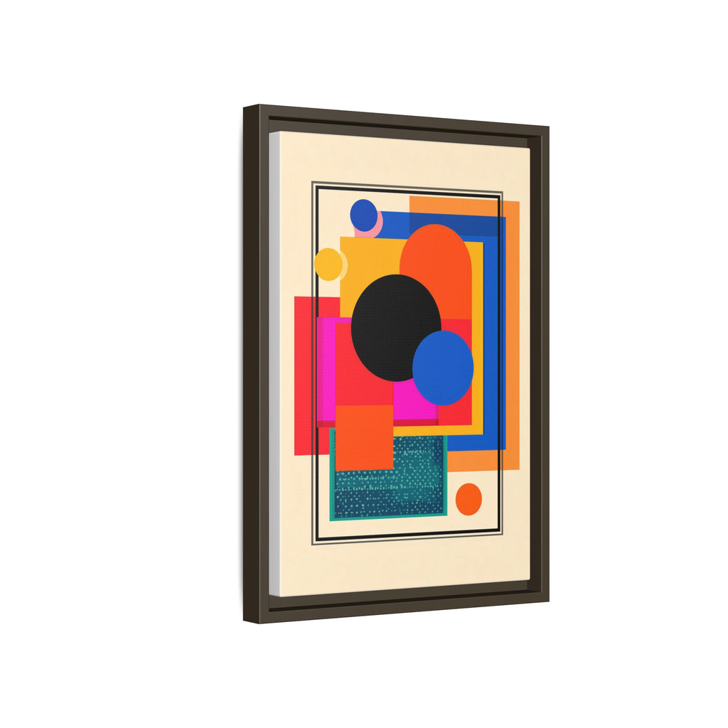 Geometric Harmony: Abstract Color Blocks, Mid-Century Modern Design, Minimalist Art Composition   |   Custom Orders Accepted