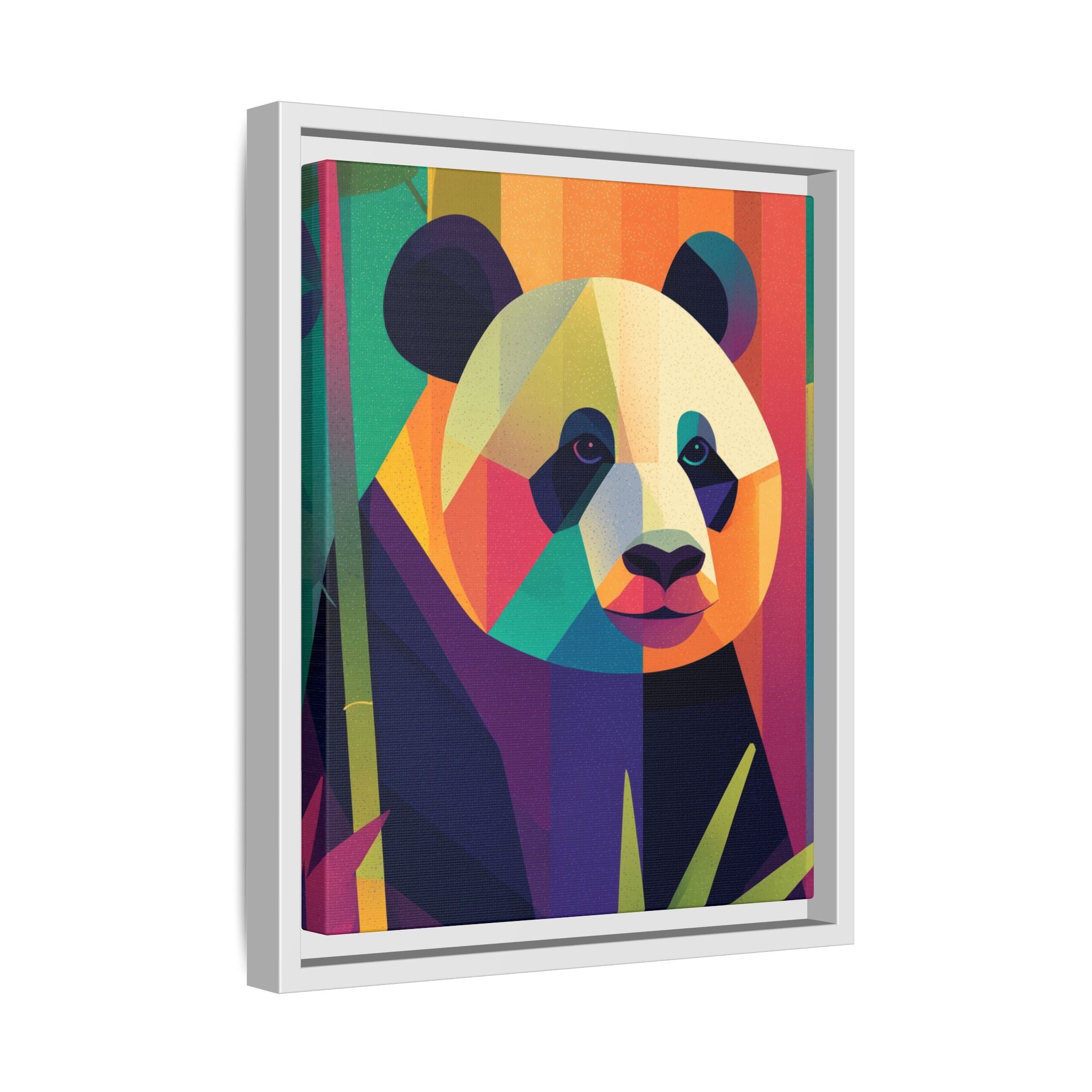 Geometric Panda Framed Print : Kaleidoscope Panda, Digital Art Illustration   |  Personalized & Custom Orders Available