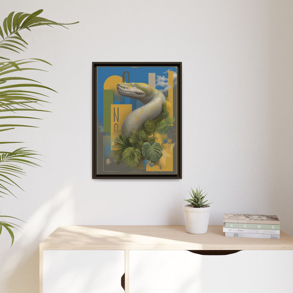 Serpent's Geometry: Tropical Realism, Digital Wildlife Composition   |    Custom Orders Available