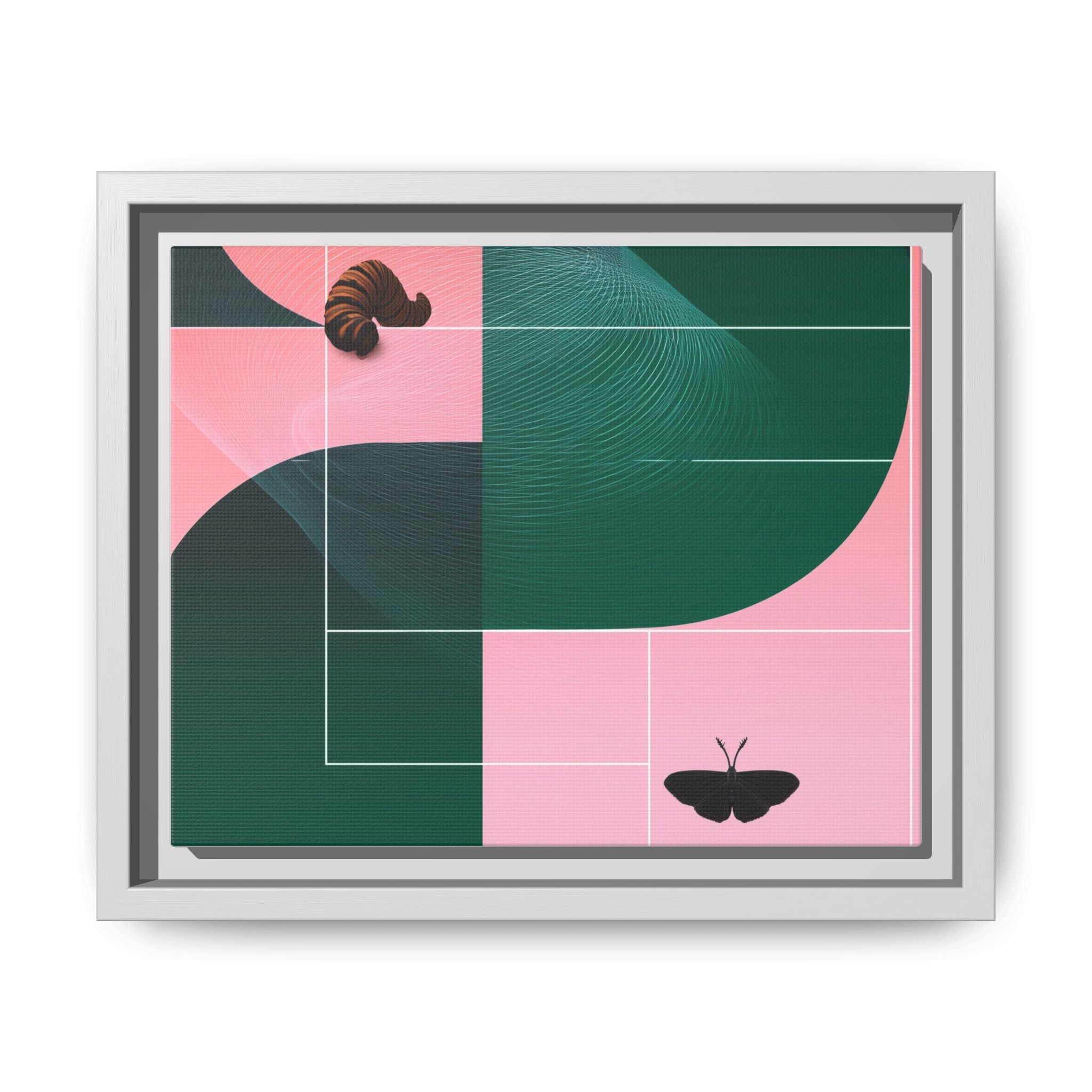 Metamorphosis in Geometric Harmony: Nature's Transformation, Abstract Design Exploration   |    Custom Orders Available