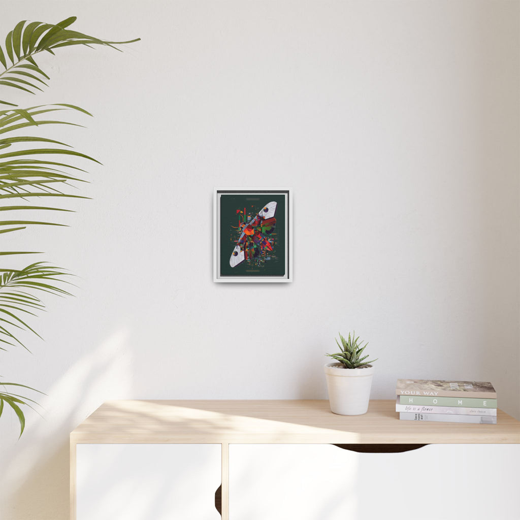 Digital Metamorphosis Framed Print: Geometric Butterfly Abstrac, Cubist Technological   |  Personalized & Custom Orders Available