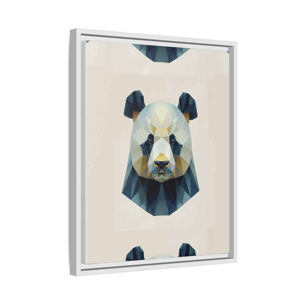 Geometric Panda Prism: Low-Poly Digital Wildlife Art, Minimalist Triangular Design   |  Personalized & Custom Orders Available