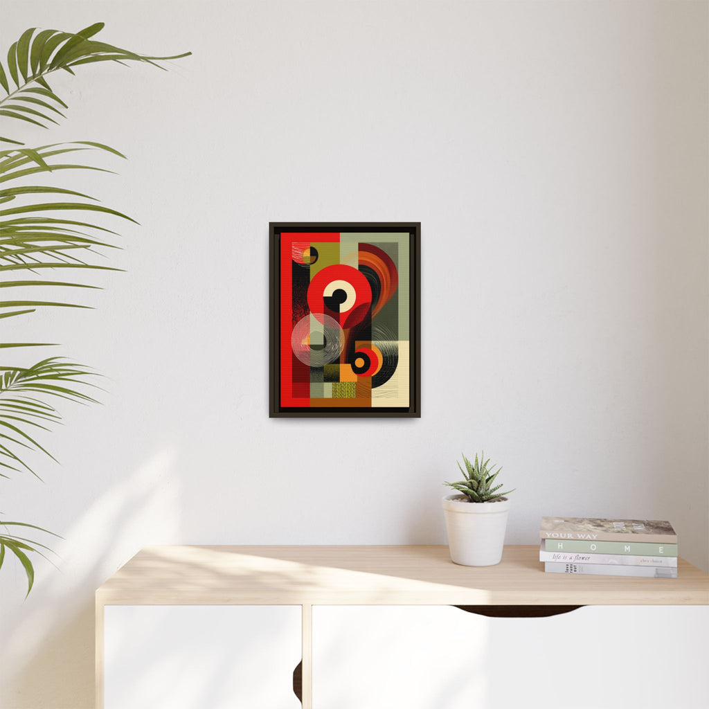 Chromatic Geometrics: Abstract Constructivist Composition, Modernist Color Blocking, Layered Circular Forms   |   Custom Orders Accepted