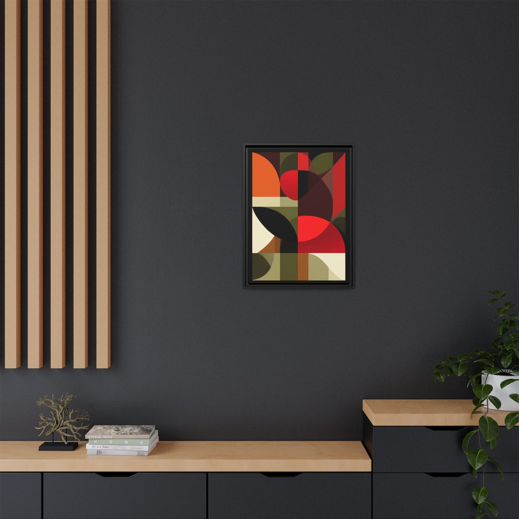 Geometric Fusion: Modern Abstract Composition, Cubist Color Blocks, Architectural Form Harmony   |   Custom Orders Accepted