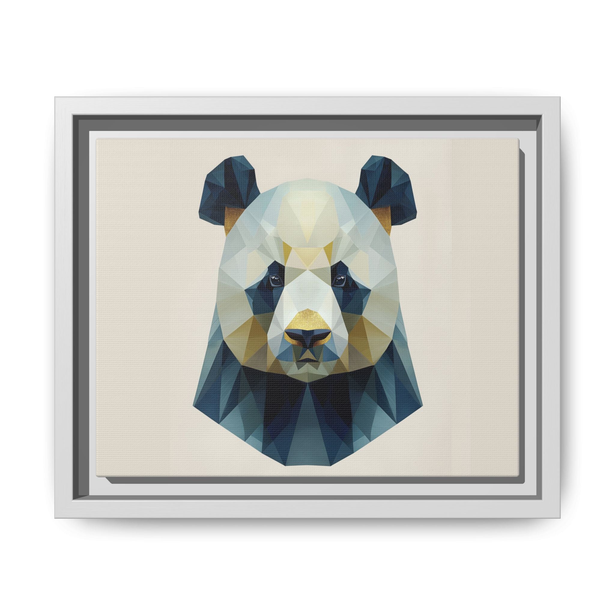 Geometric Panda Prism: Low-Poly Digital Wildlife Art, Minimalist Triangular Design   |  Personalized & Custom Orders Available