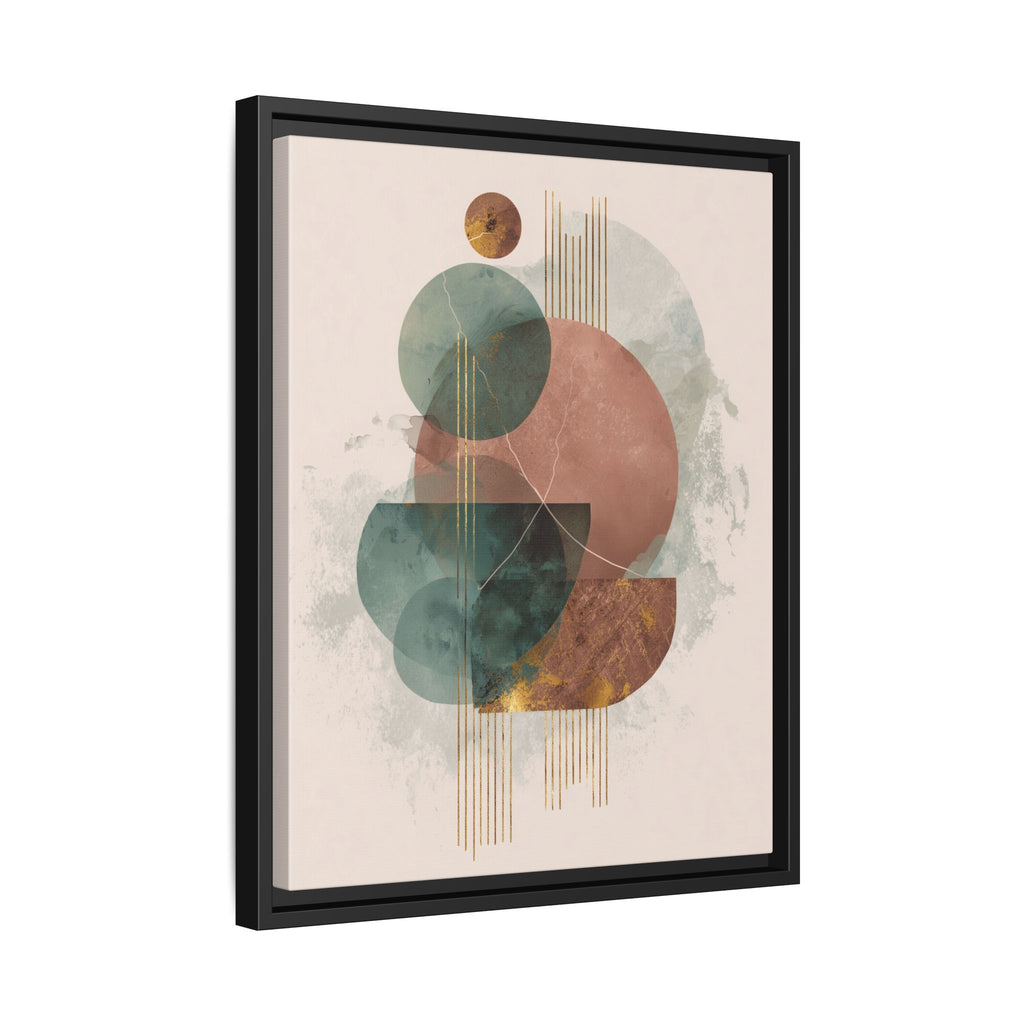 Translucent Geometries: Abstract Circles, Mid-Century Minimalism, Watercolor Layers   |   Custom Orders Accepted