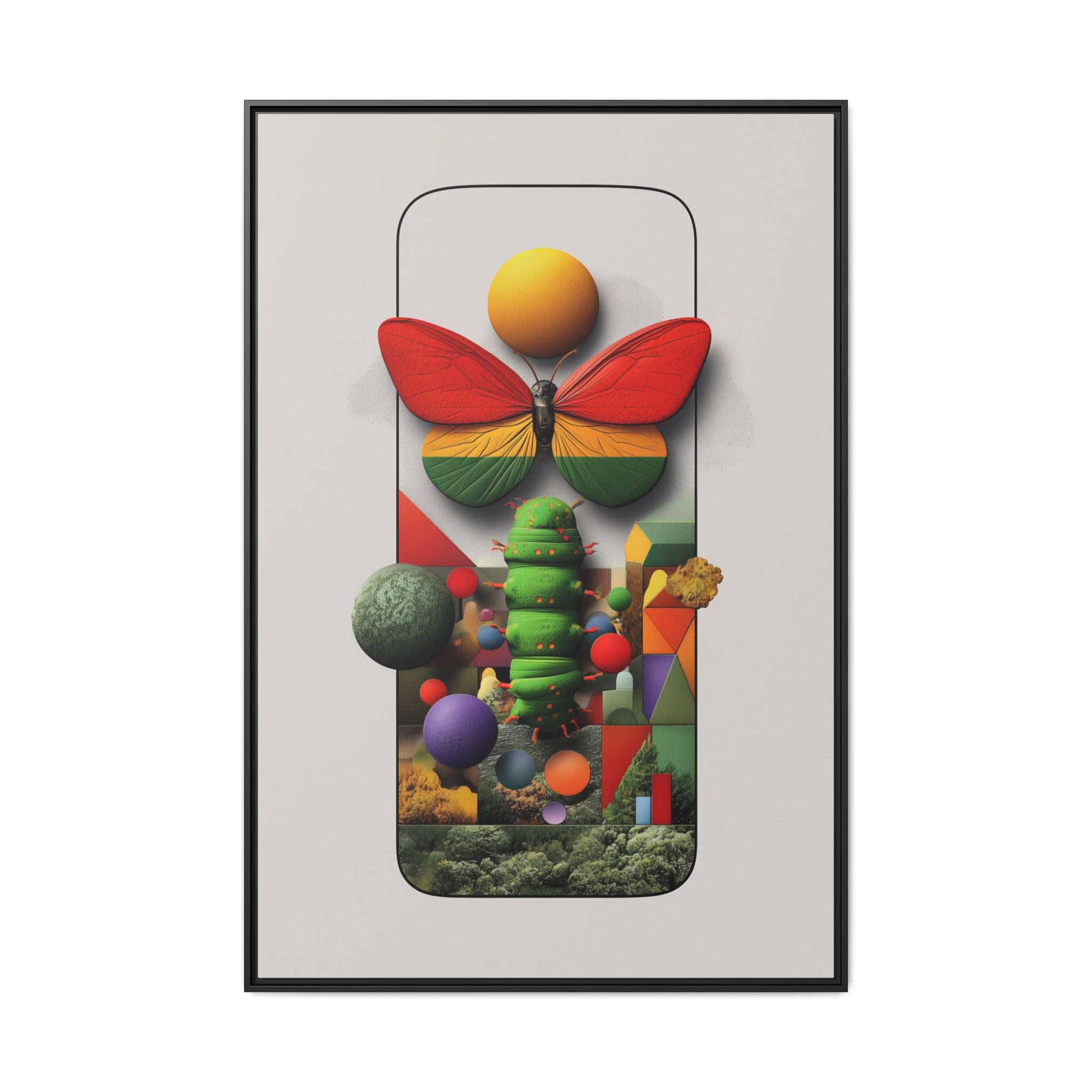 Digital Metamorphosis: Cybernetic Butterfly Realm, Surreal Tech Nature Composition   |    Custom Orders Available