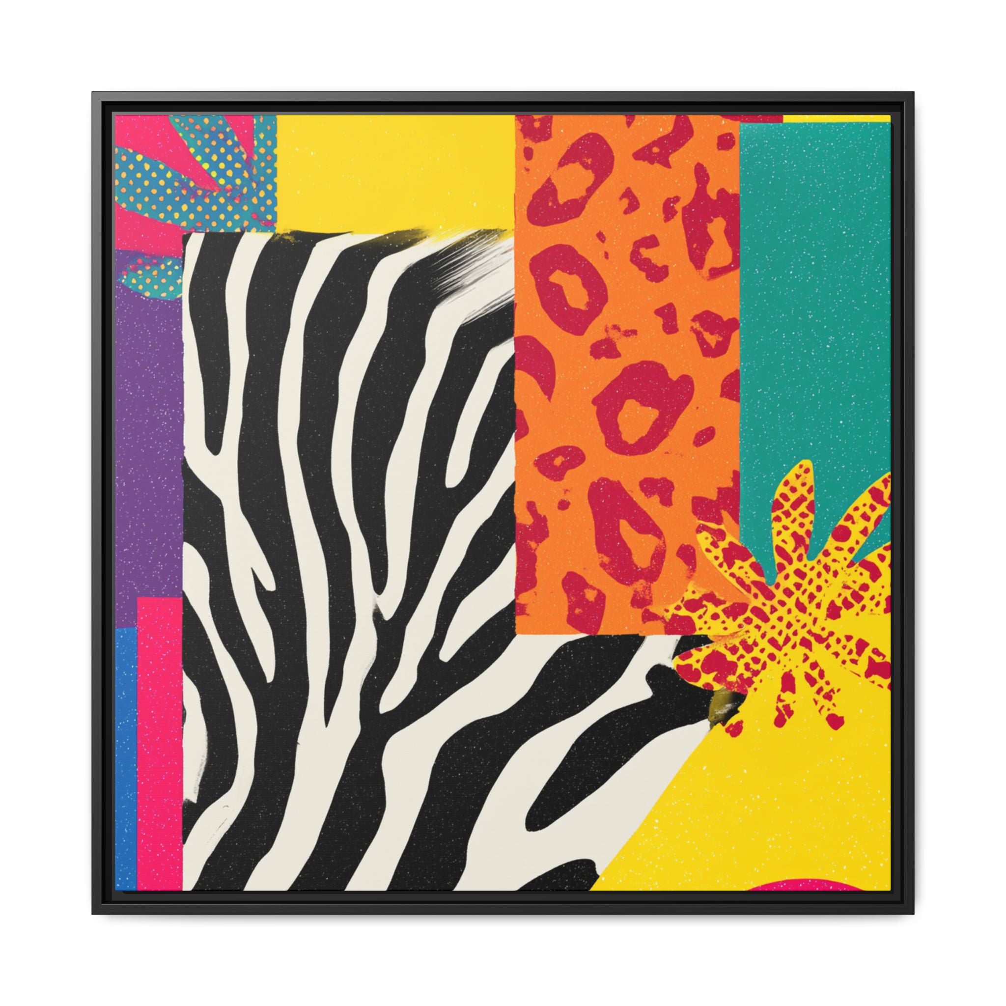 Vibrant Framed Art Print, Colorful Wall Decor, Modern Home Art, Statement Piece for Living Room, Unique Gift, Boho Decor