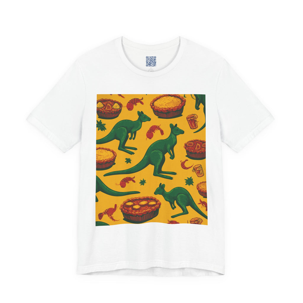 Australian Kangaroo Tee, Unisex Comfort T-Shirt, Casual Wear, Animal Lover Gift, Unique Graphic Tee, Summer Apparel, Travel Shirt