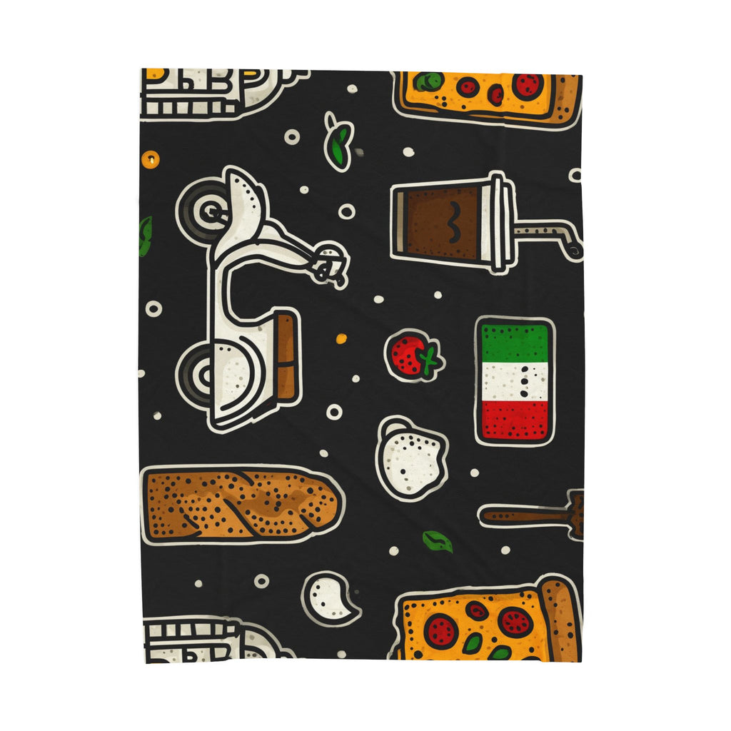 Italian Lifestyle Mosaic: Culinary Icons Celebration, Vibrant Cultural Design   |   Custom Orders Accepted