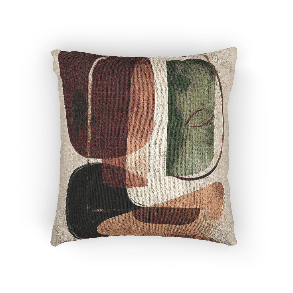 Organic Geometries: Abstract Shapes in Earthy Tones, Mid-Century Modern Composition   |    Custom Orders Available