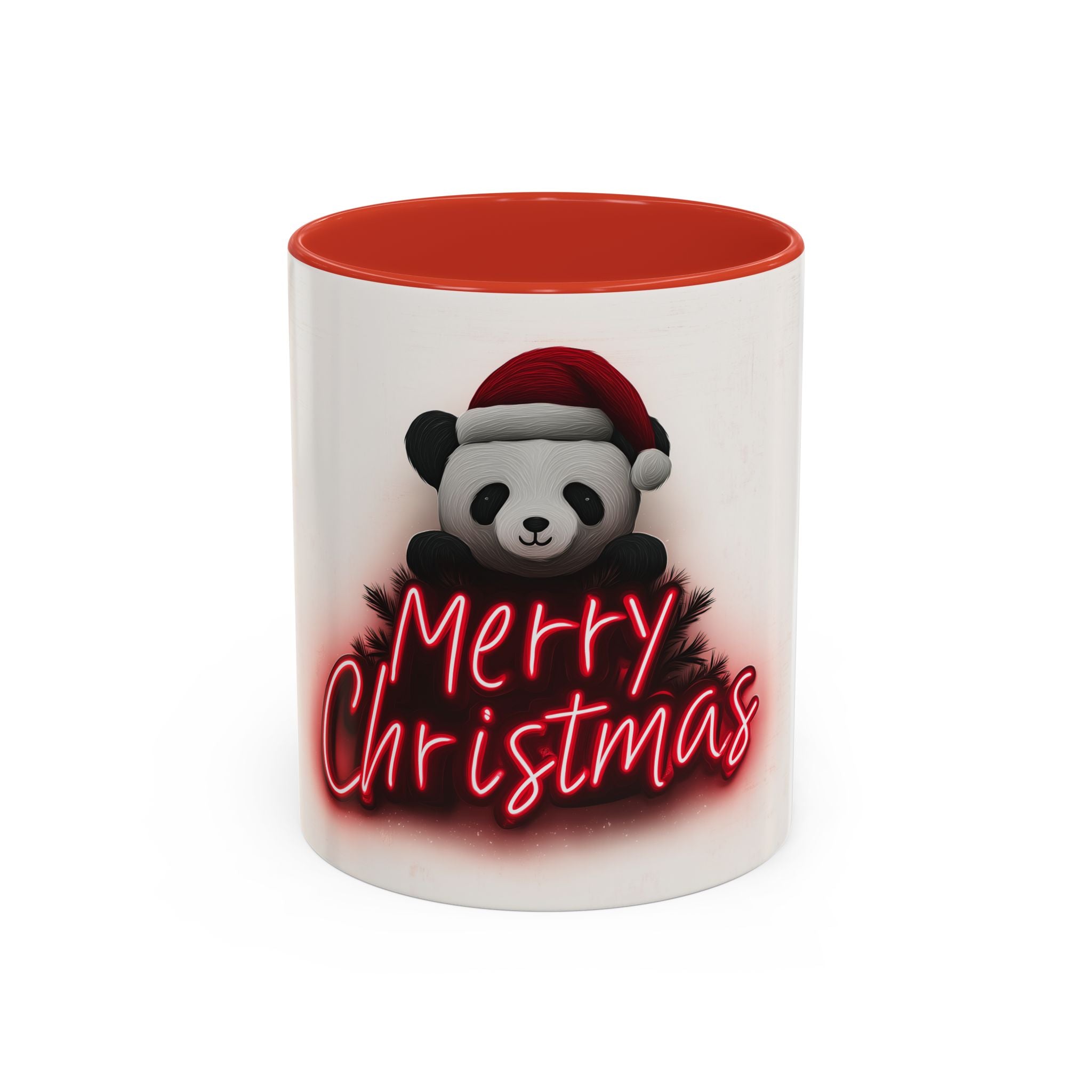 Merry Christmas Panda Mug, Fun Holiday Coffee Cup, Cute Gift for Animal Lovers, Festive Drinkware, Christmas Decorations