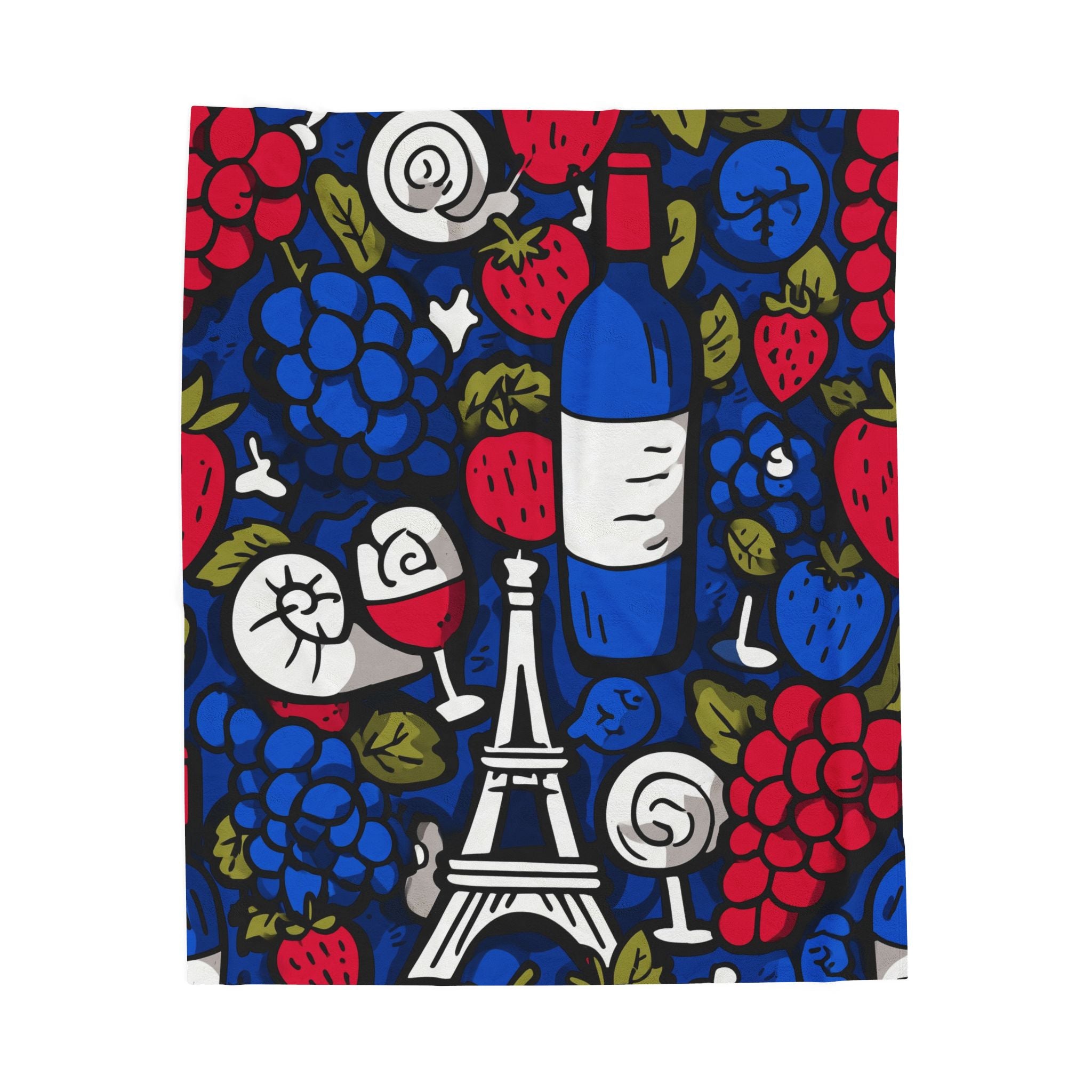 French Pop Panorama: Eiffel Tower Cultural Collage, Vibrant National Symbols   |   Custom Orders Accepted