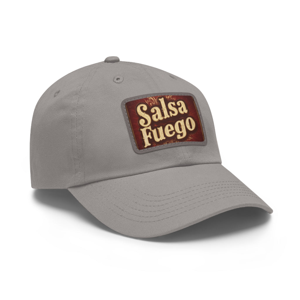 Salsa Fuego Dad Hat with Leather Patch (Rectangle)