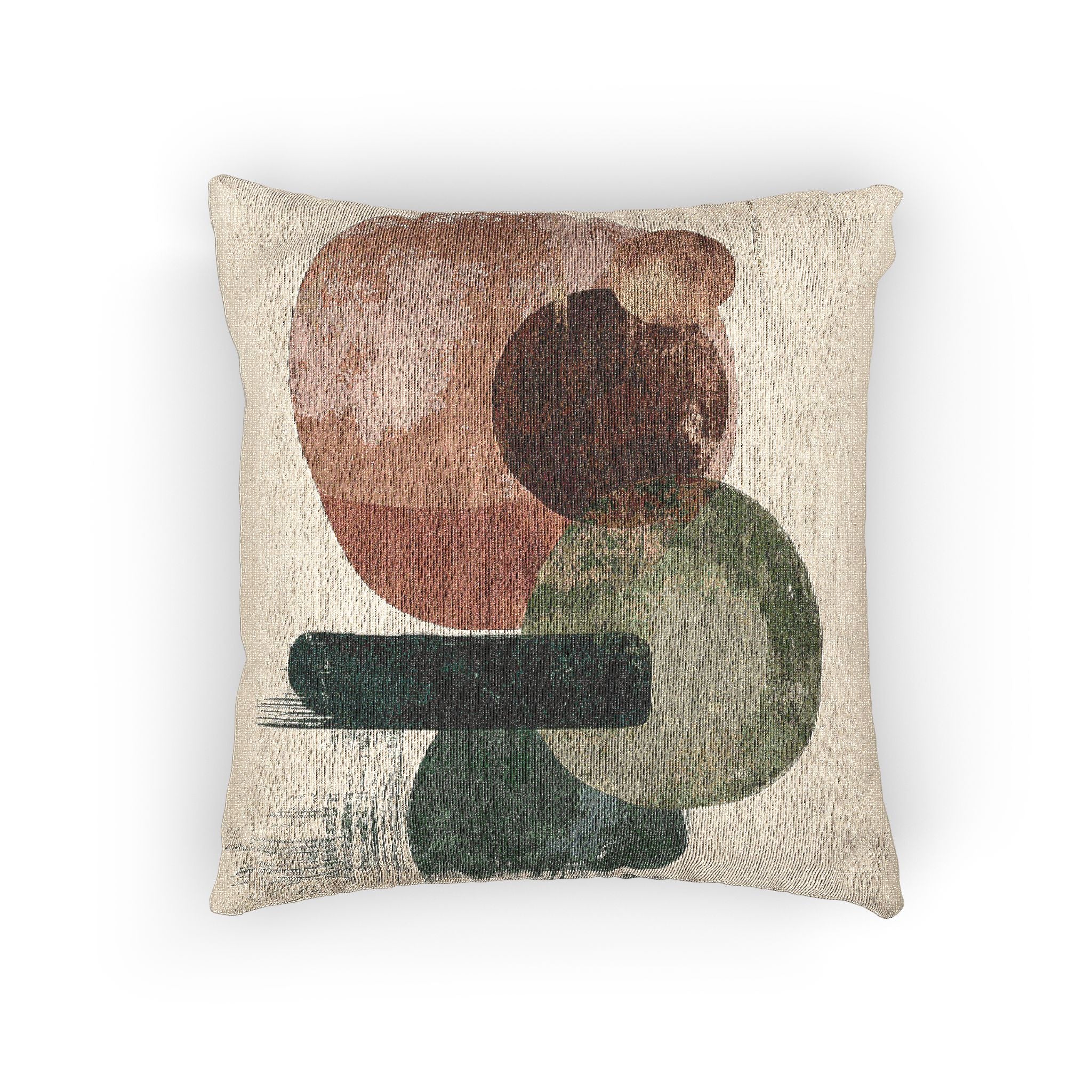 Earthen Harmonies: Mid-Century Abstract Composition, Organic Geometric Art   |    Custom Orders Available