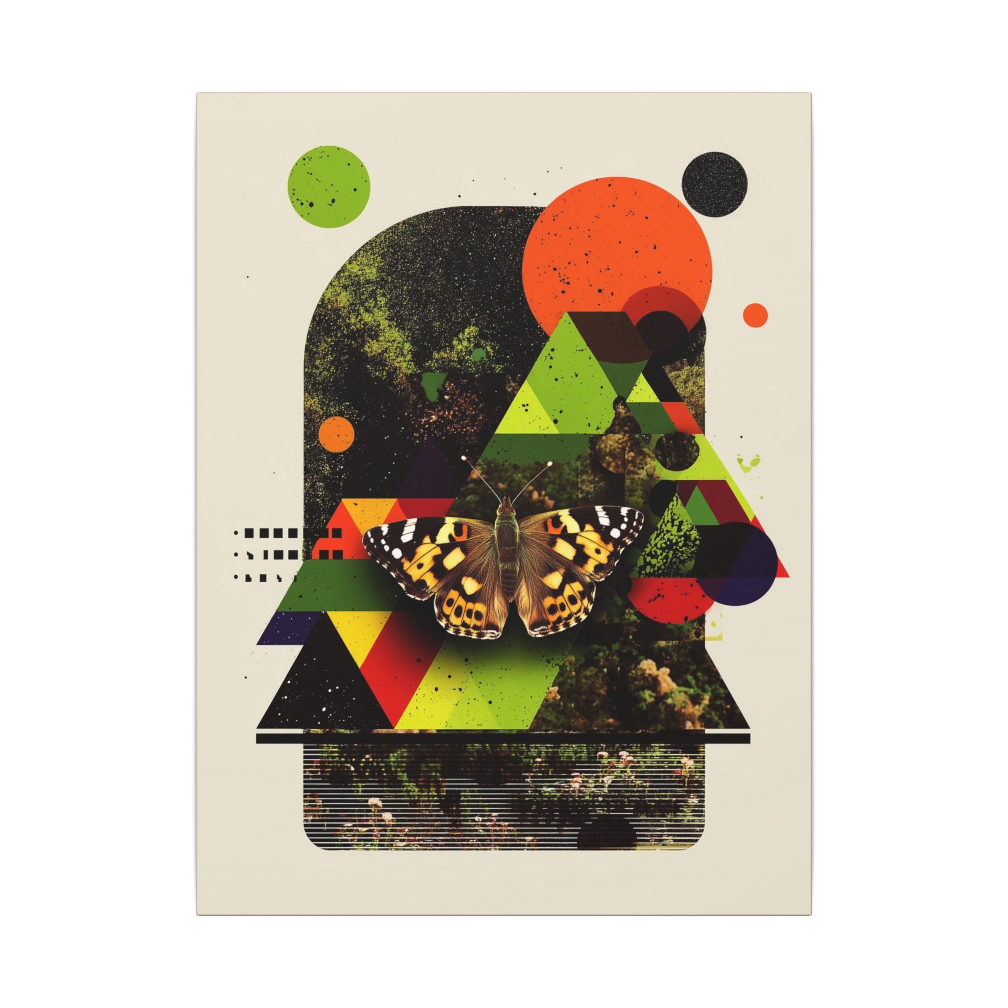 Metamorphic Geometry: Digital Nature Collage, Butterfly Kaleidoscope   |    Custom Orders Available