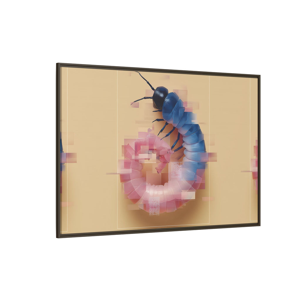 Glitched Symmetry: Digital Insect Mosaic, Pixelated Fragmentation   |    Custom Orders Available