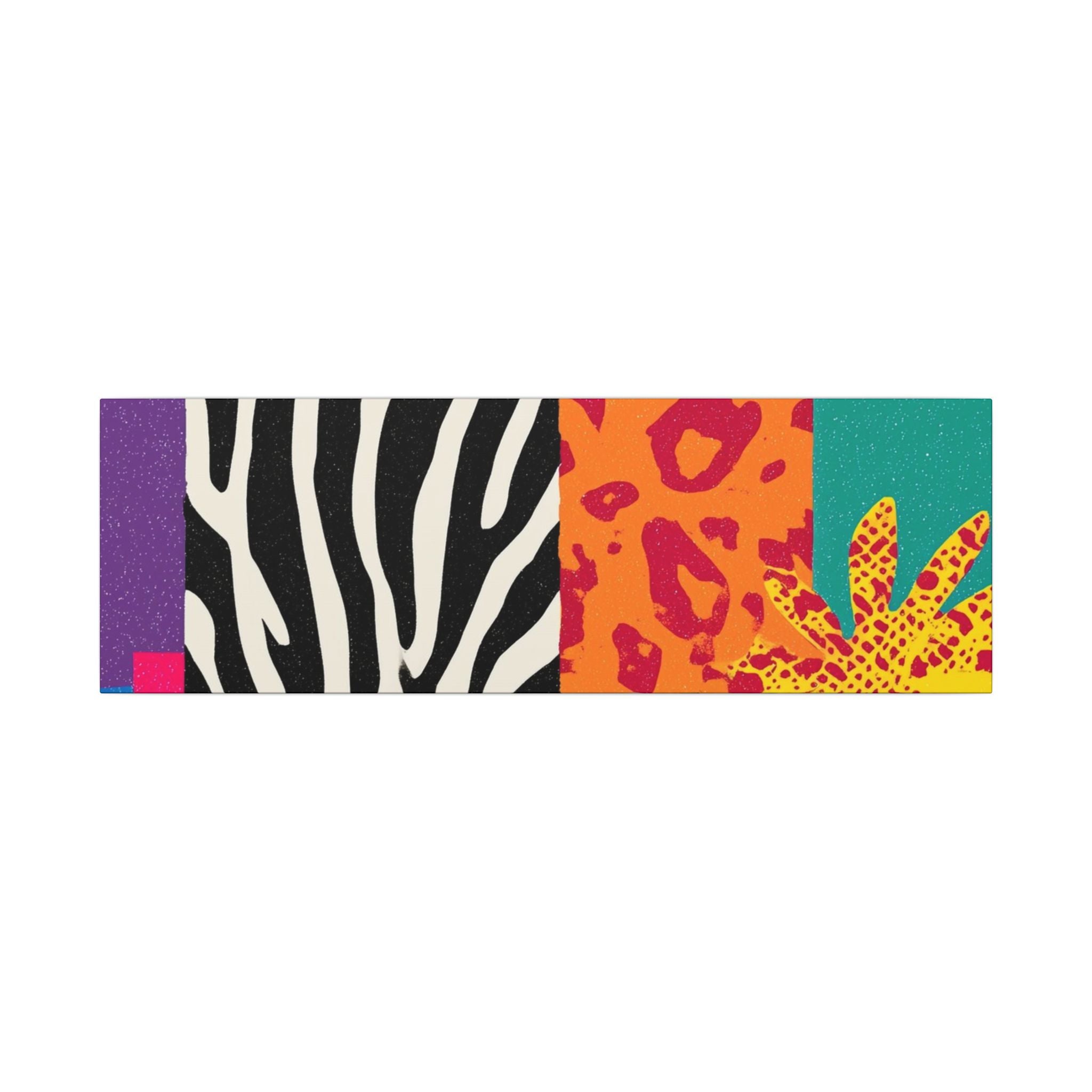 Copy of Pop Geometry: Zebra Leopard Fusion, Geometric Color Block, Modern Abstract Design   |   Custom Orders Accepted