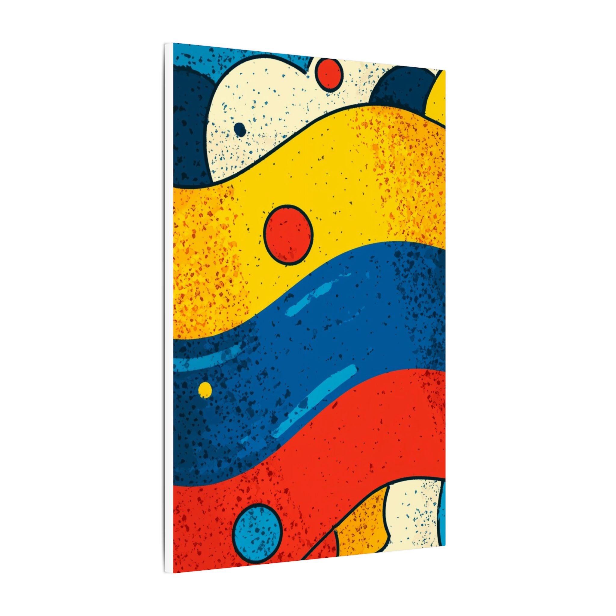 Fluid Dynamics: Retro Abstract Shapes, Mid-Century Modern Motion, Geometric Color Waves   |   Custom Orders Accepted