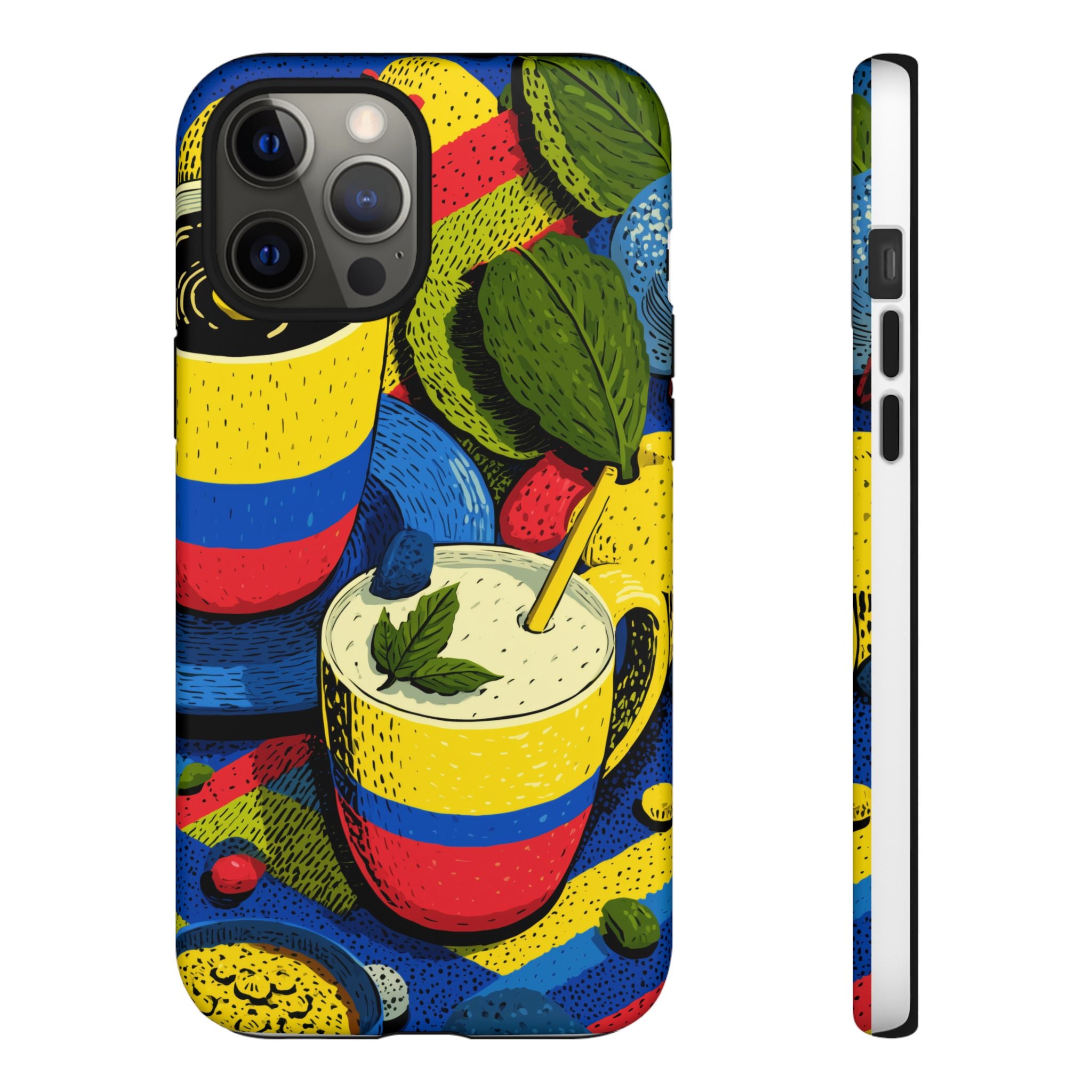 Vibrant Phone Case for Tough Cases | Colorful Colombian Art, Unique Gift, Trendy Accessory, Summer Style, Festival Must-Have