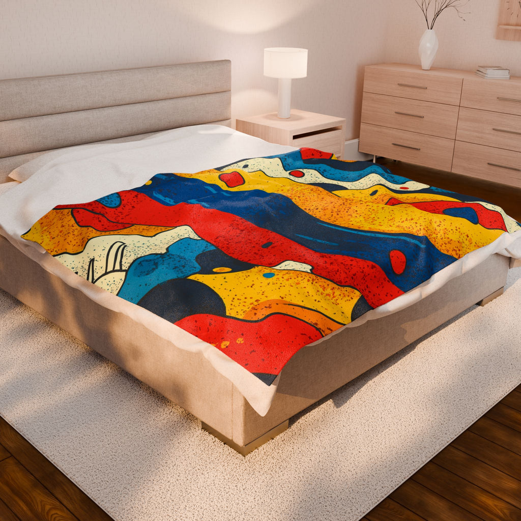 Fluid Chromatics: Mid-Century Modern Abstract, Dynamic Color Landscape   |    Custom Orders Available