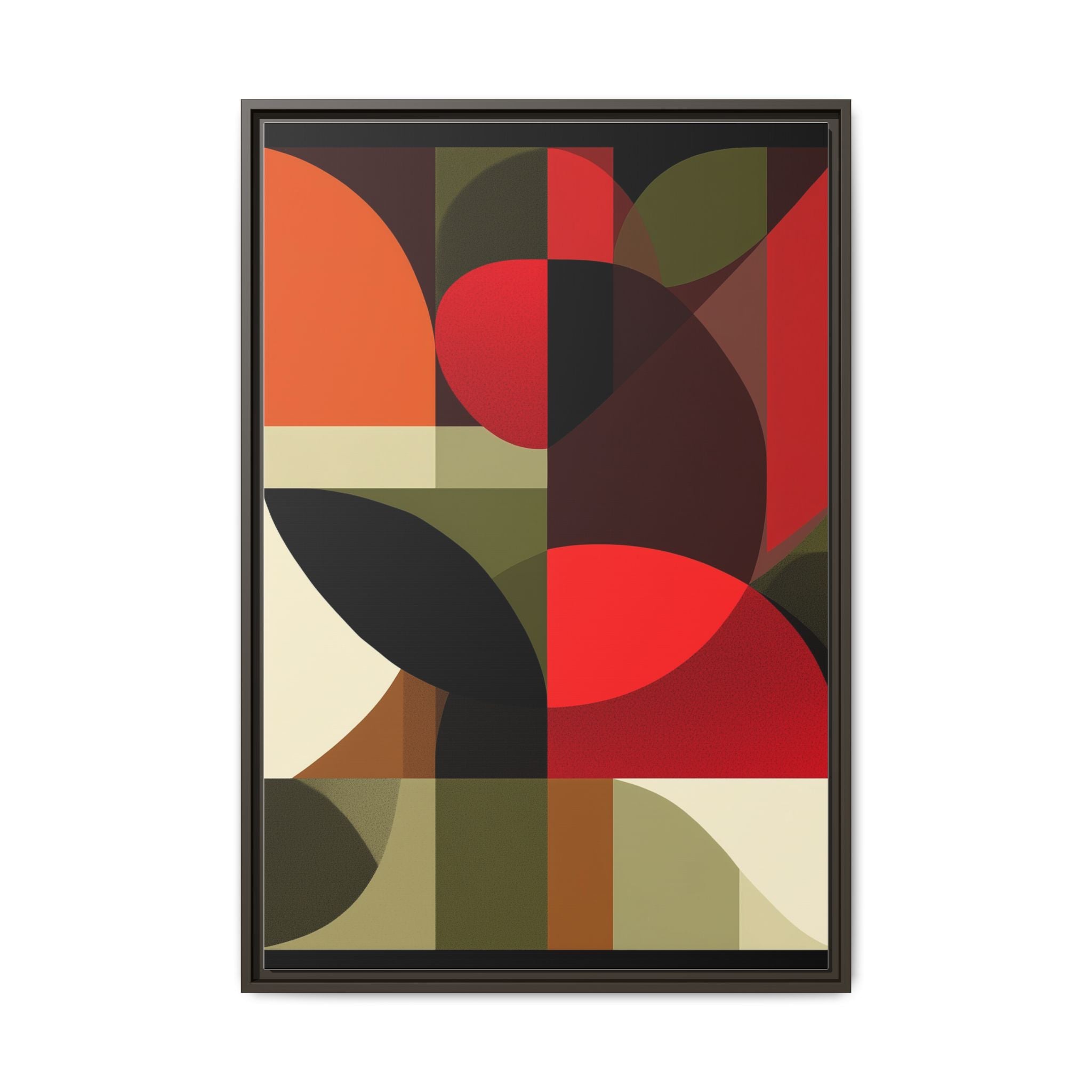 Geometric Fusion: Modern Abstract Composition, Cubist Color Blocks, Architectural Form Harmony   |   Custom Orders Accepted