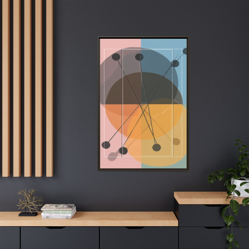 Geometric Intersections: Pastel Quadrants, Mid-Century Minimalism, Network Nodes   |   Custom Orders Accepted