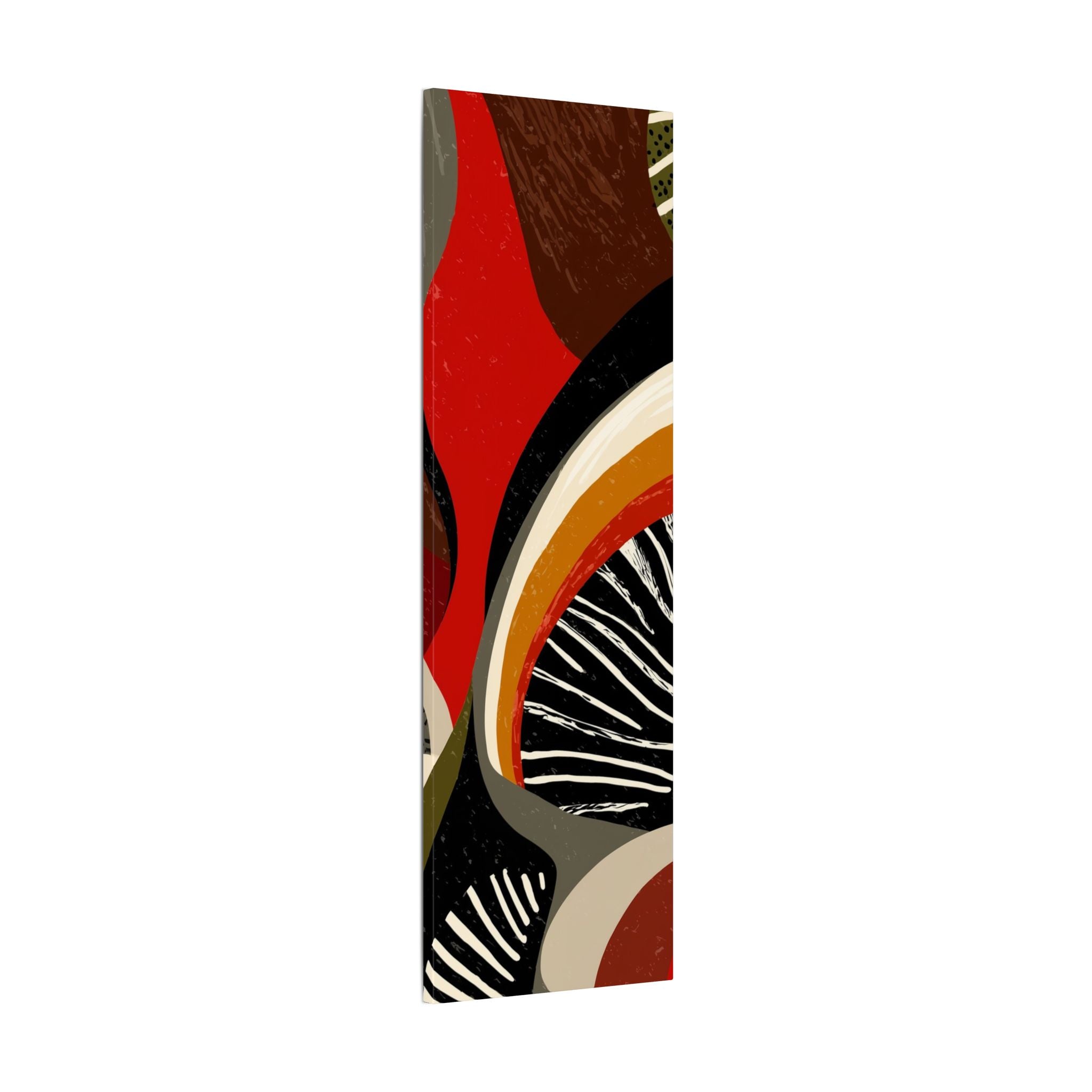 Harmonic Convergence: Organic Geometry, Mid-Century Modern Abstract, Earthy Palette Composition   |   Custom Orders Accepted