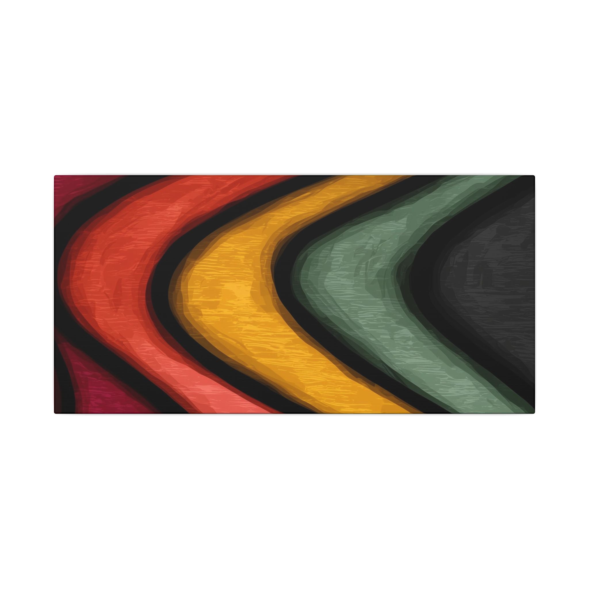 Autumnal Waves: Sinuous Organic Abstractions, Warm Color Landscape, Rhythmic Painterly Flow   |   Custom Orders Accepted