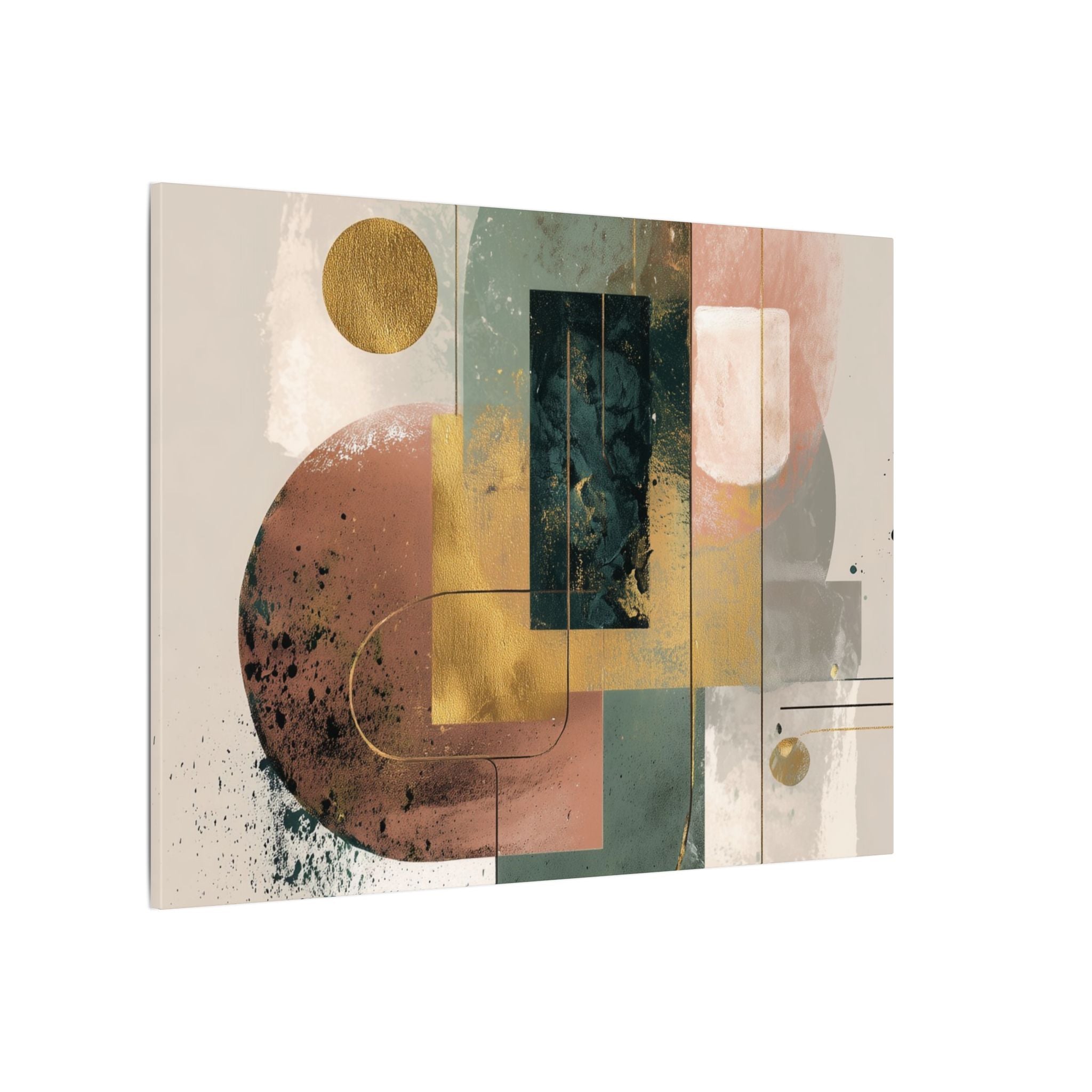 Geometric Harmony: Abstract Composition, Modernist Minimalism, Ethereal Design Layers   |   Custom Orders Accepted