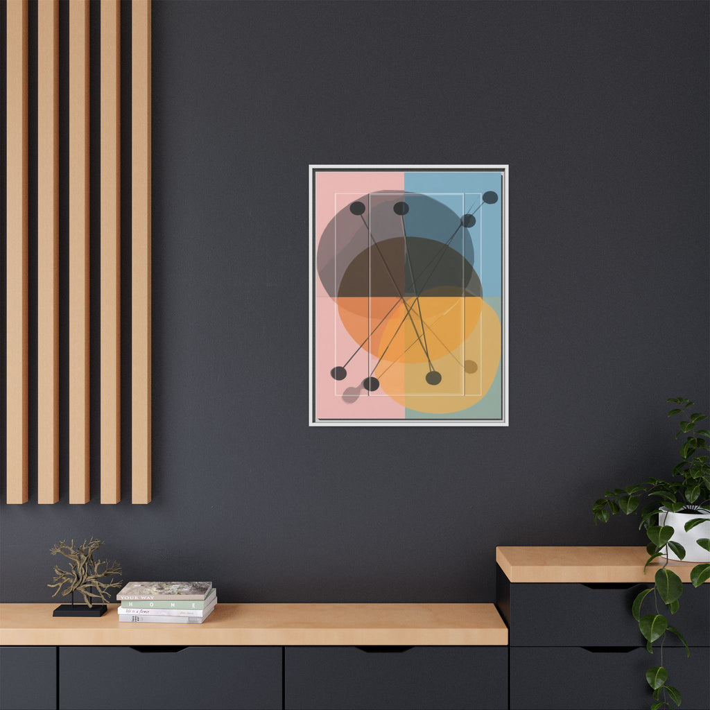 Geometric Intersections: Pastel Quadrants, Mid-Century Minimalism, Network Nodes   |   Custom Orders Accepted