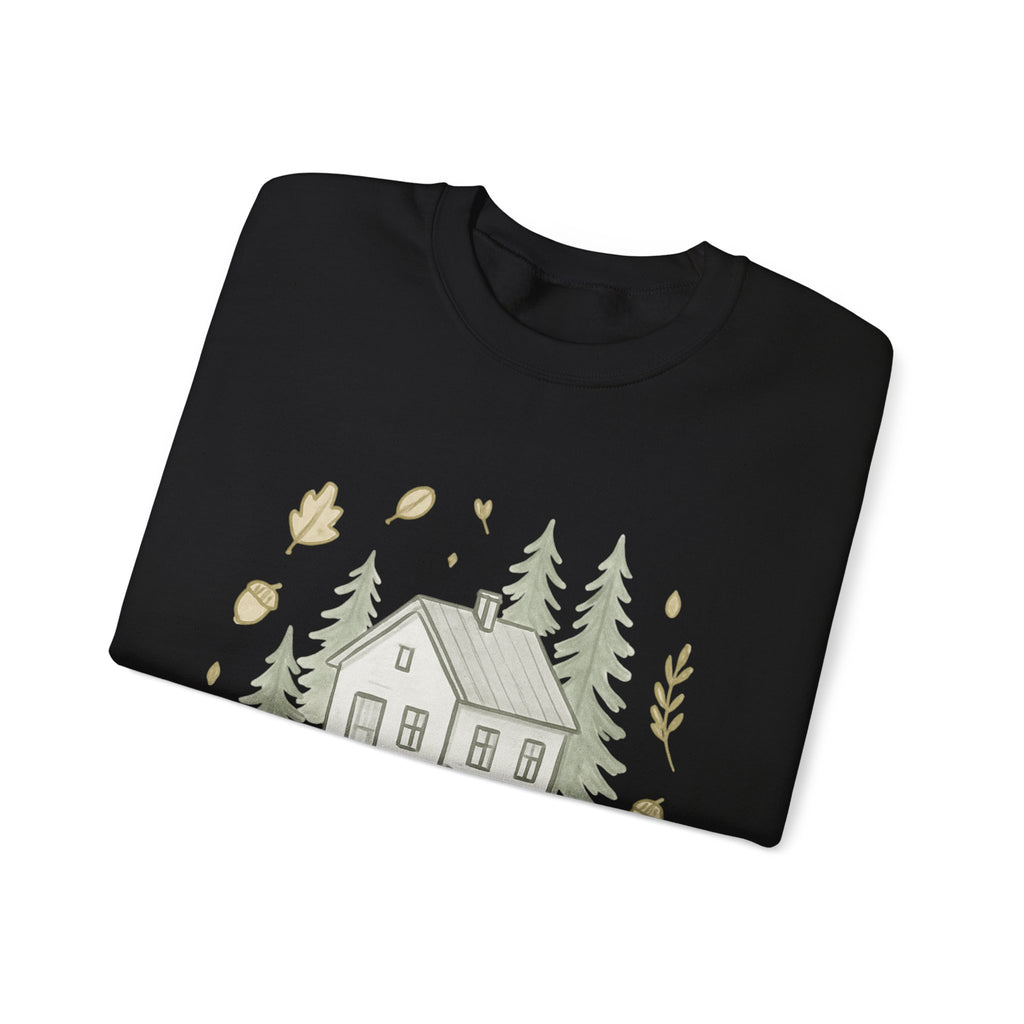 Autumn Cabin Vibes Sweatshirt - Forest Scene, 5 colours