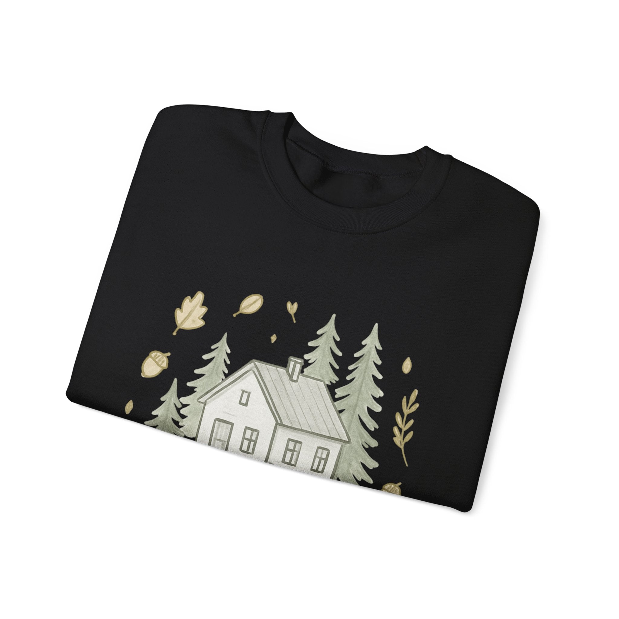 Autumn Cabin Vibes Sweatshirt - Forest Scene, 5 colours