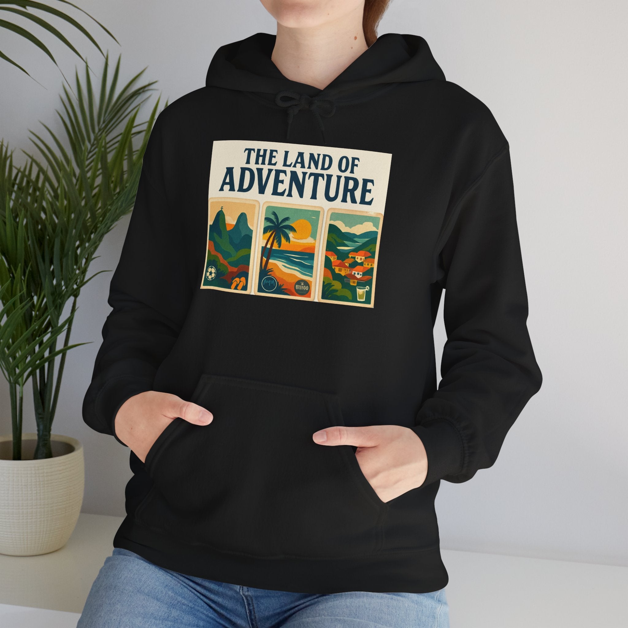 Rio De Janeiro Themed - Unisex Heavy Blend™ Hooded Sweatshirt