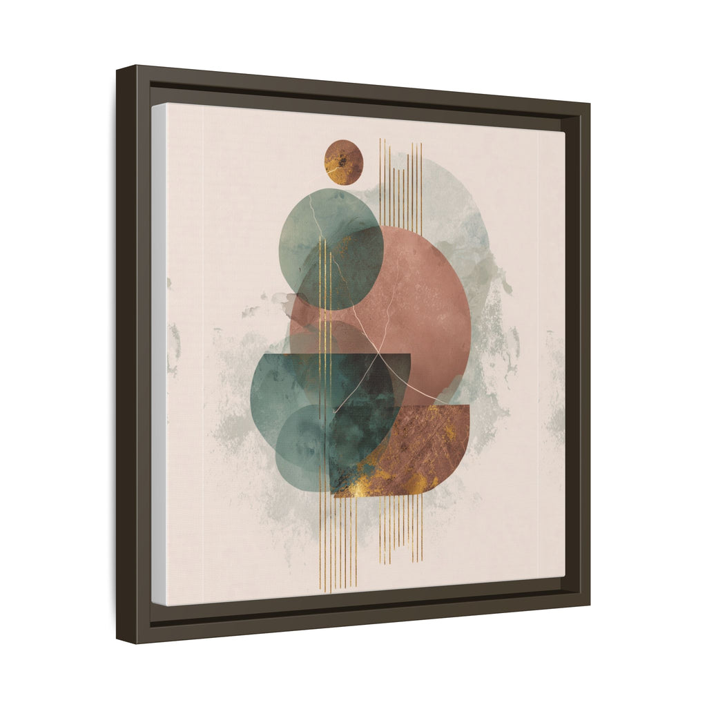 Translucent Geometries: Abstract Circles, Mid-Century Minimalism, Watercolor Layers   |   Custom Orders Accepted